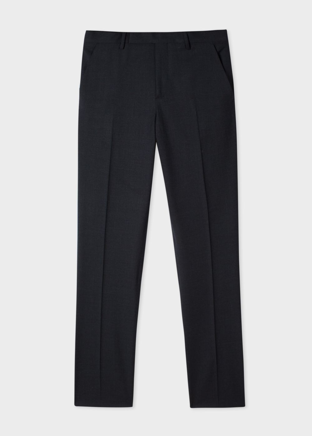 Paul Smith Men's Slim-Fit Charcoal Grey Wool 'a Suit To Travel In' Pants