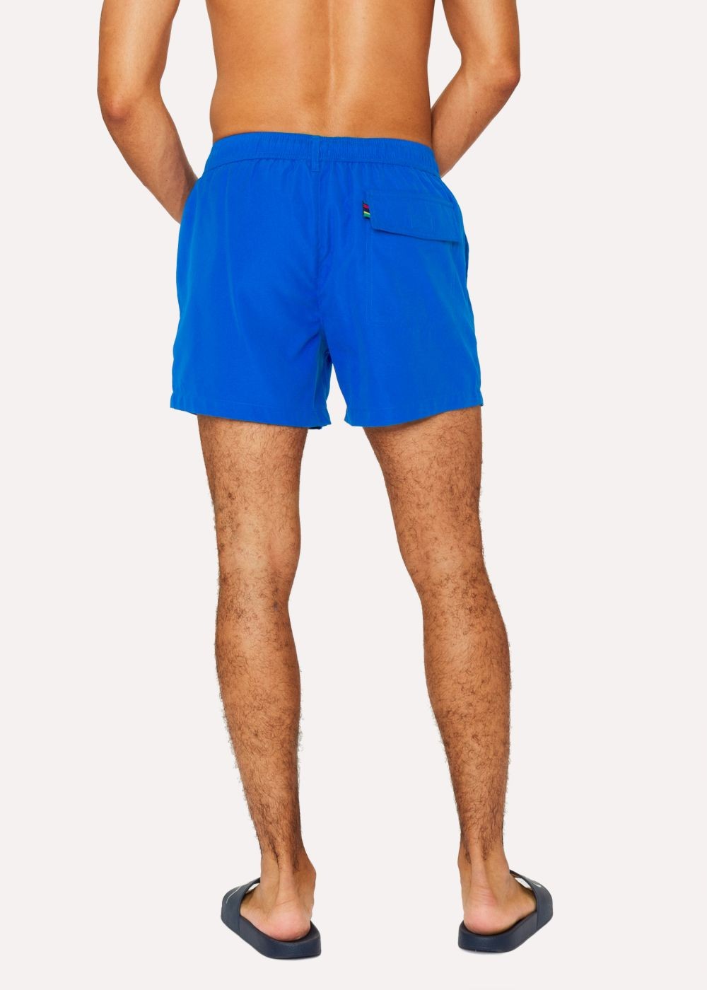 Paul Smith Men's Blue Zebra Logo Swim Shorts