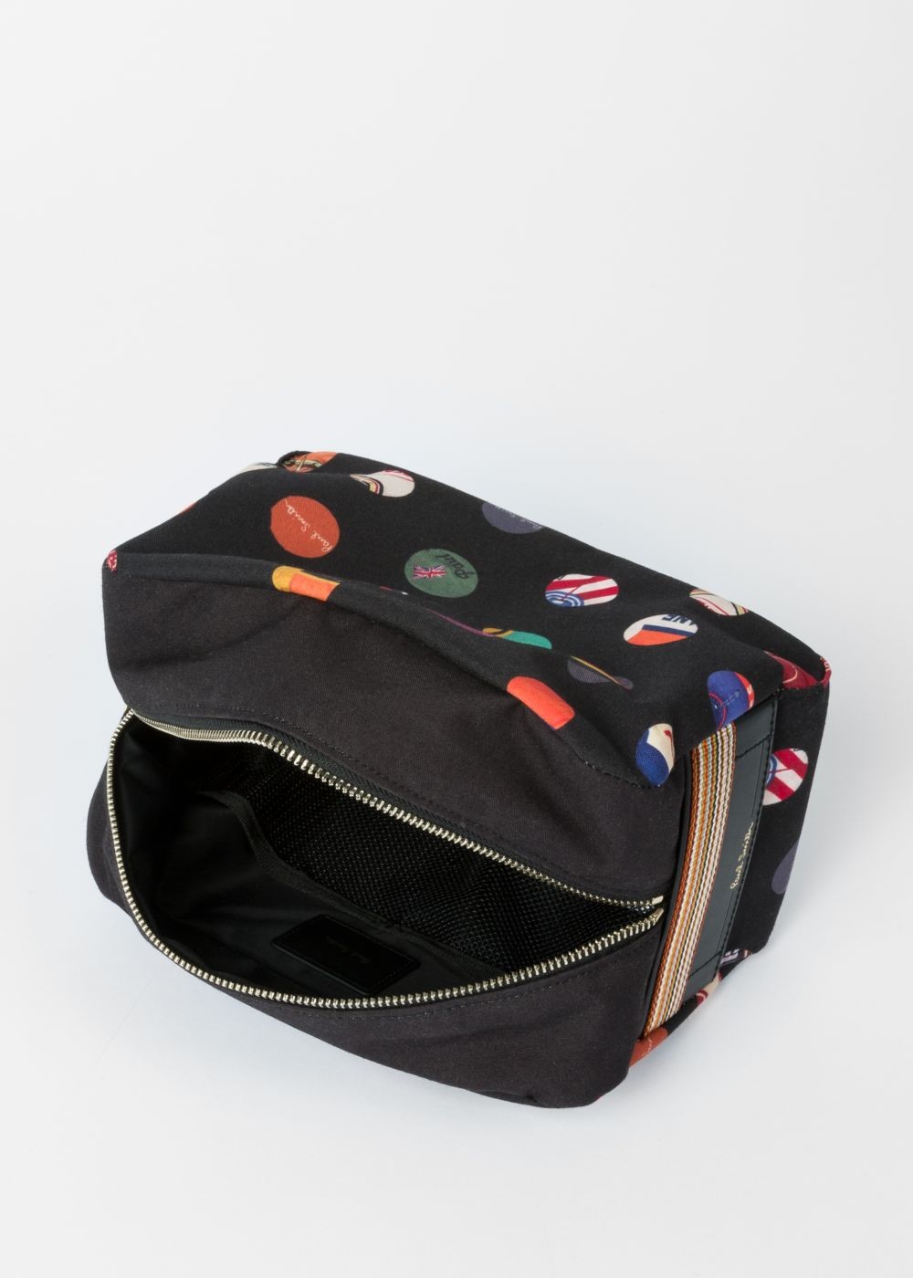 Paul Smith Men's 'cycle Dot' Print Canvas Wash Bag