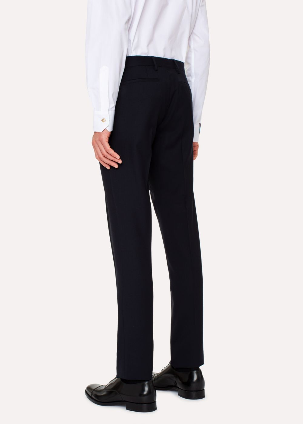 Paul Smith Men's Slim-Fit Navy Wool 'a Suit To Travel In' Pants