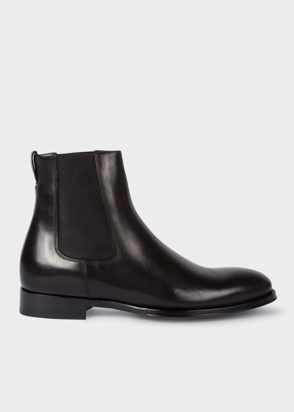 Paul Smith Men's Black Leather 'joyce' Chelsea Boots