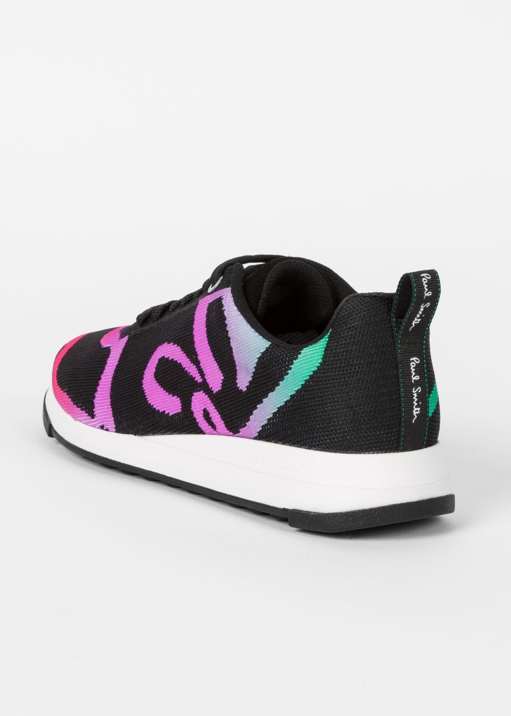 Paul Smith Women's Black 'acapulco' 'rappid' Knitted Sneakers