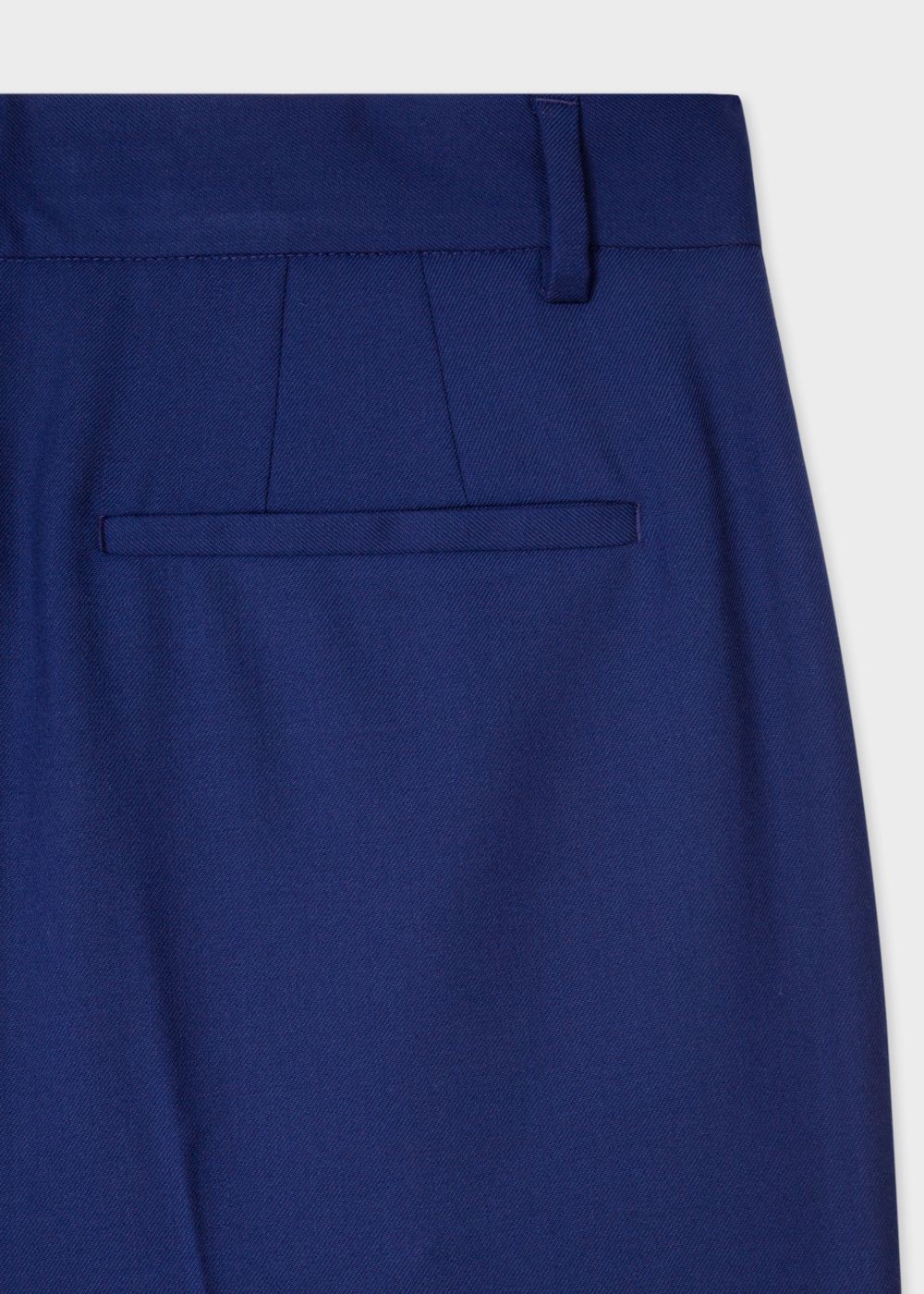 Paul Smith A Suit To Travel In - Womens's Indigo Slim-Fit Wool Pants