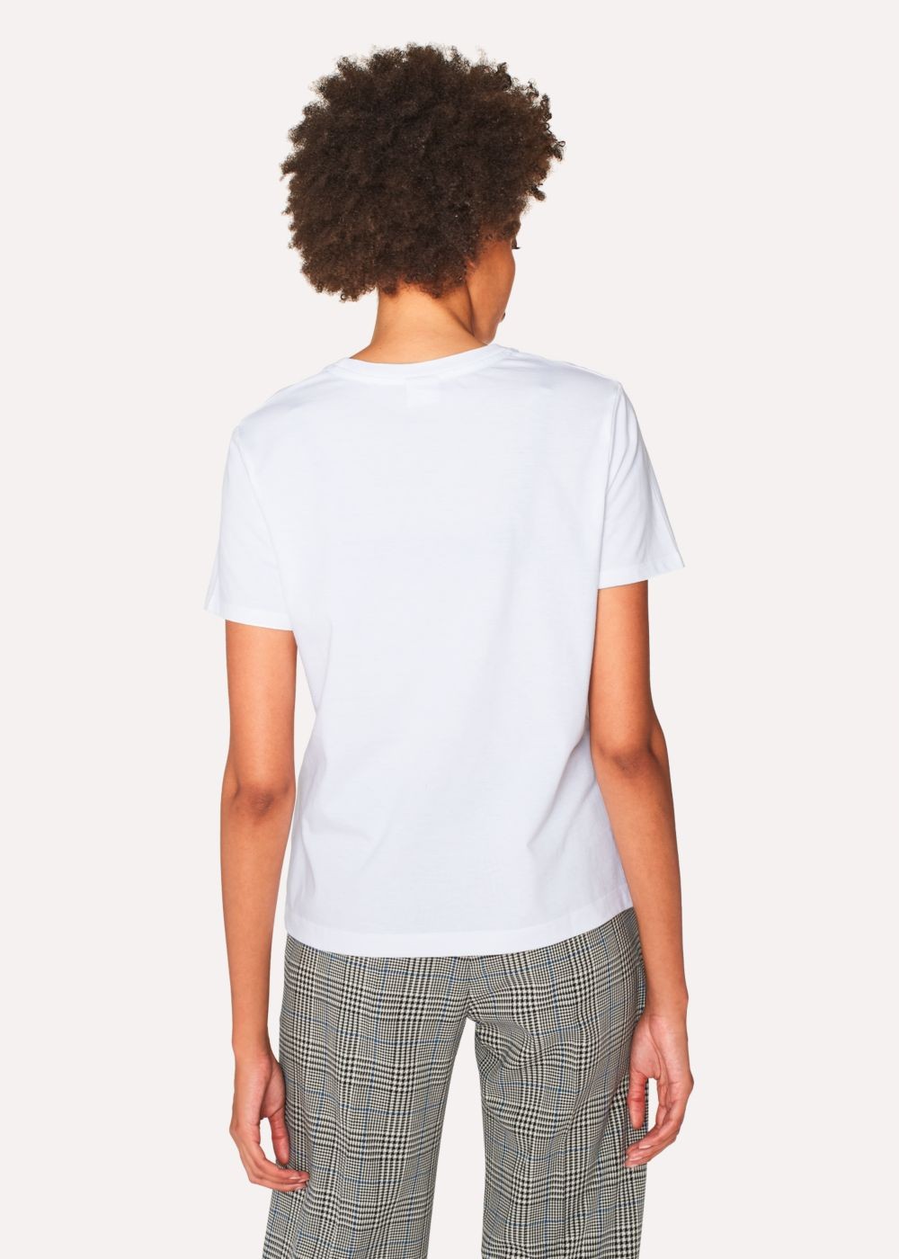 Paul Smith Lady's White 'hello' Print Tshirts