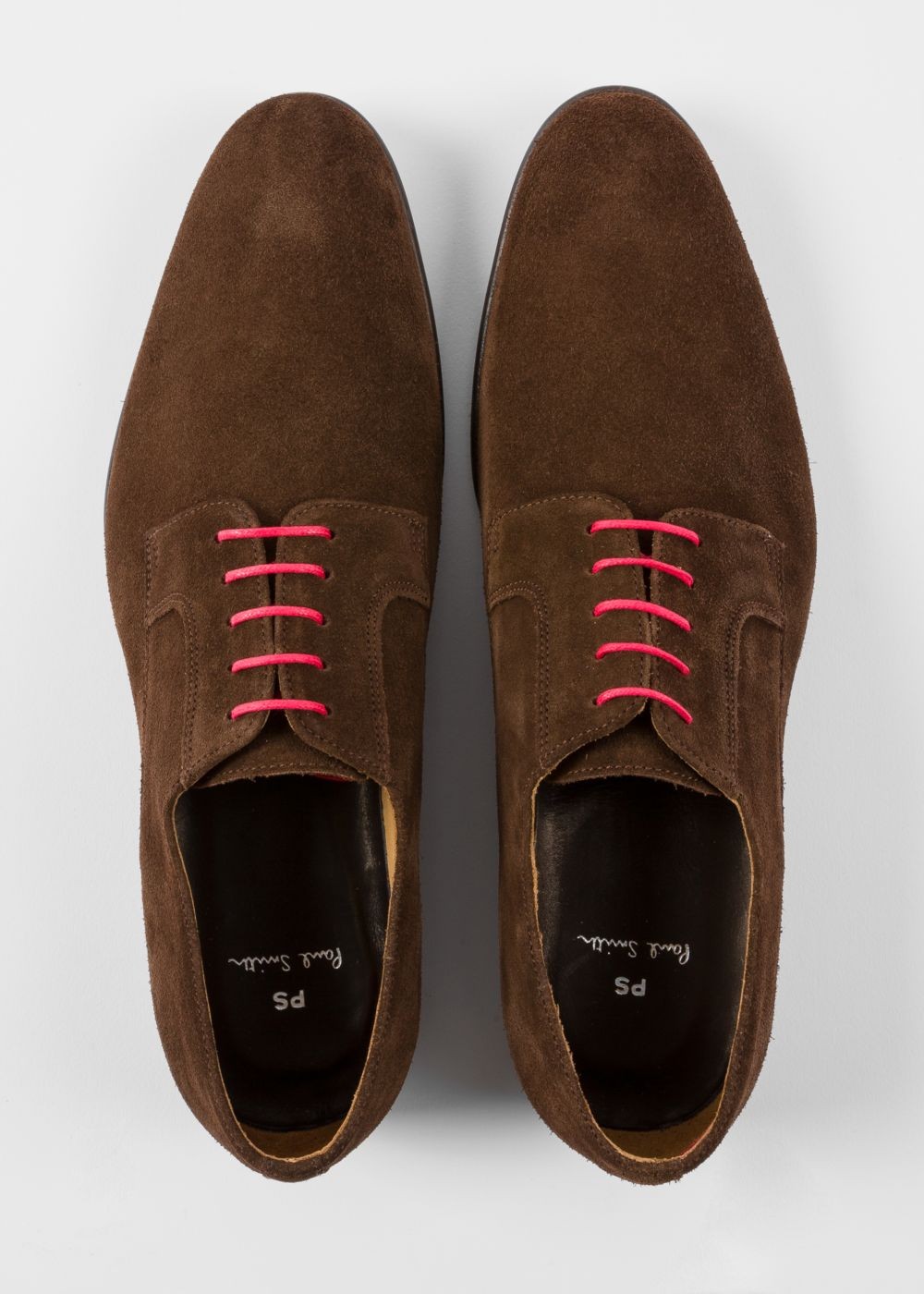 Paul Smith Mens's Chocolate Brown Suede Leather 'gould' Derby Shoe