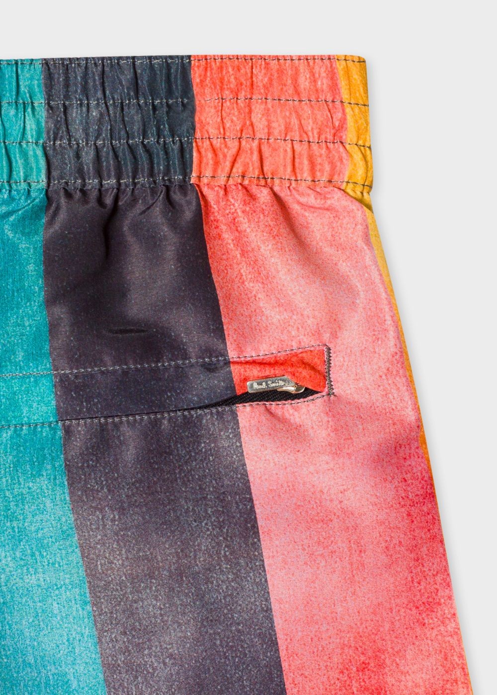 Paul Smith Men's 'artist Stripe' Print Swim Shorts