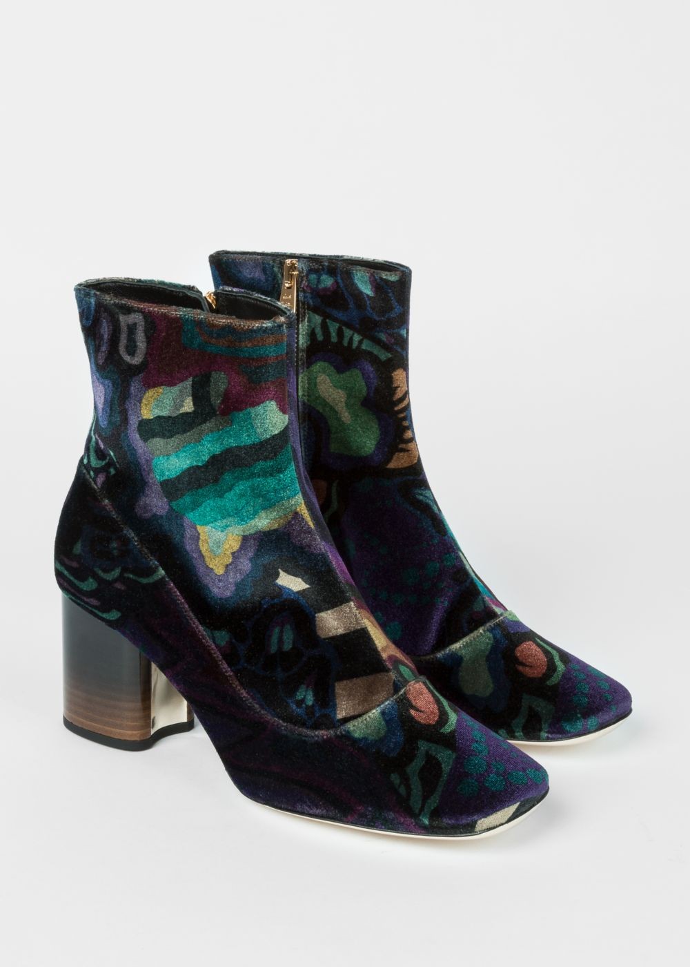 Paul Smith Women'S 'dreamer' Print Velvet 'Nira' Boots