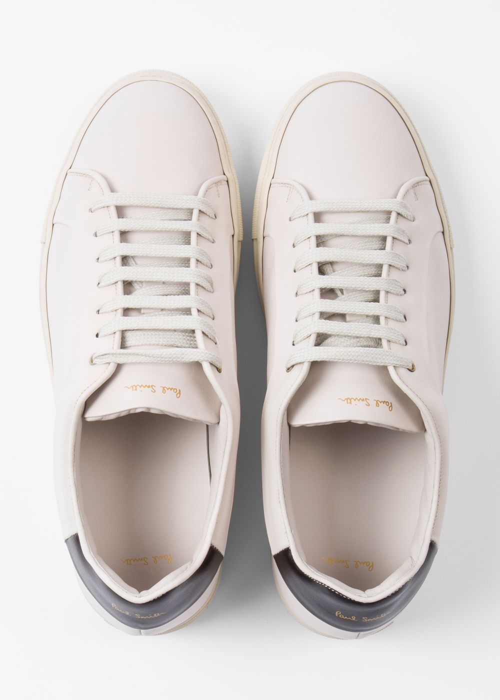 Paul Smith Men's Off-White Leather 'basso' Shoe