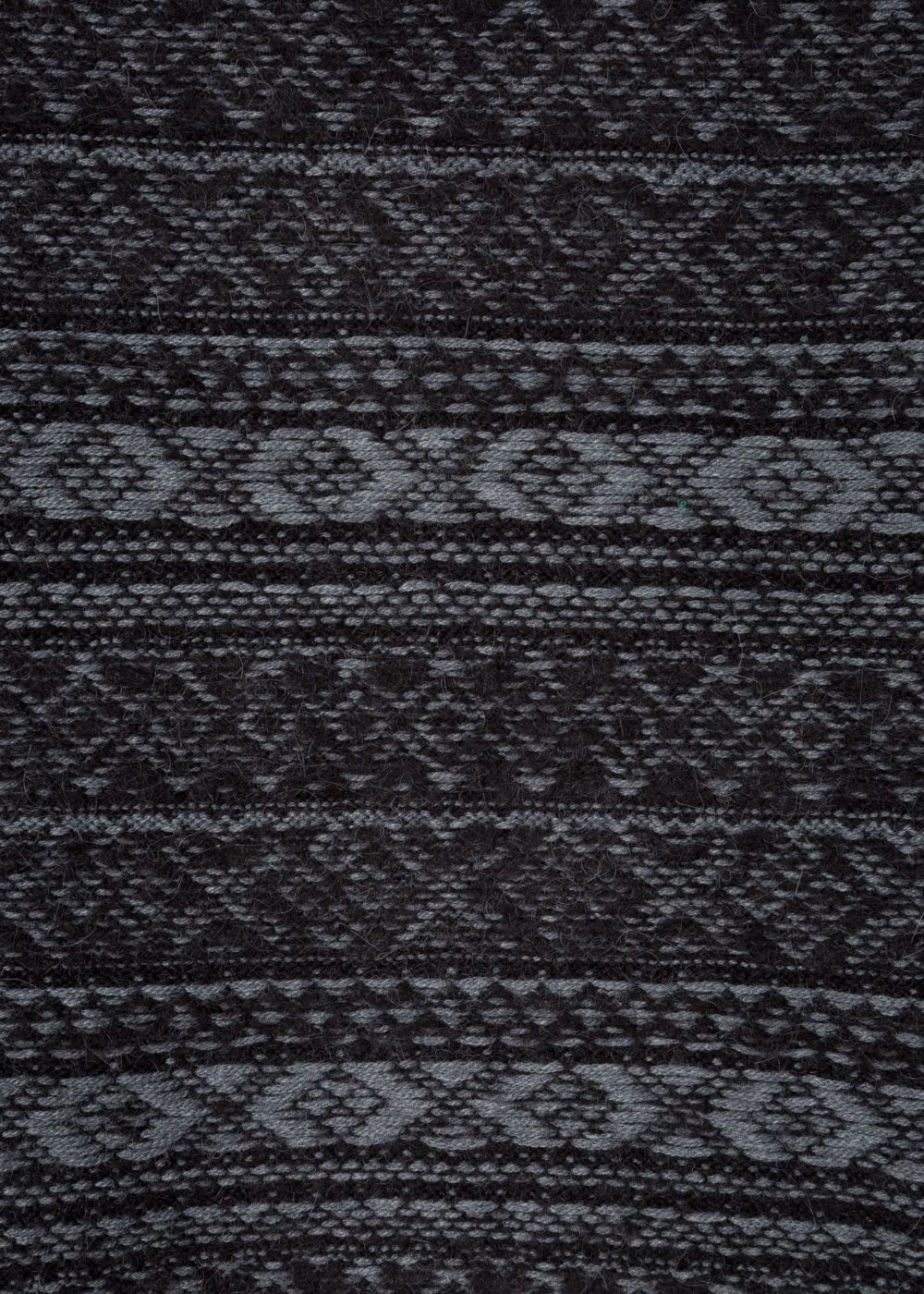 Paul Smith Men's Black Fair Isle Wool-Blend Sweater