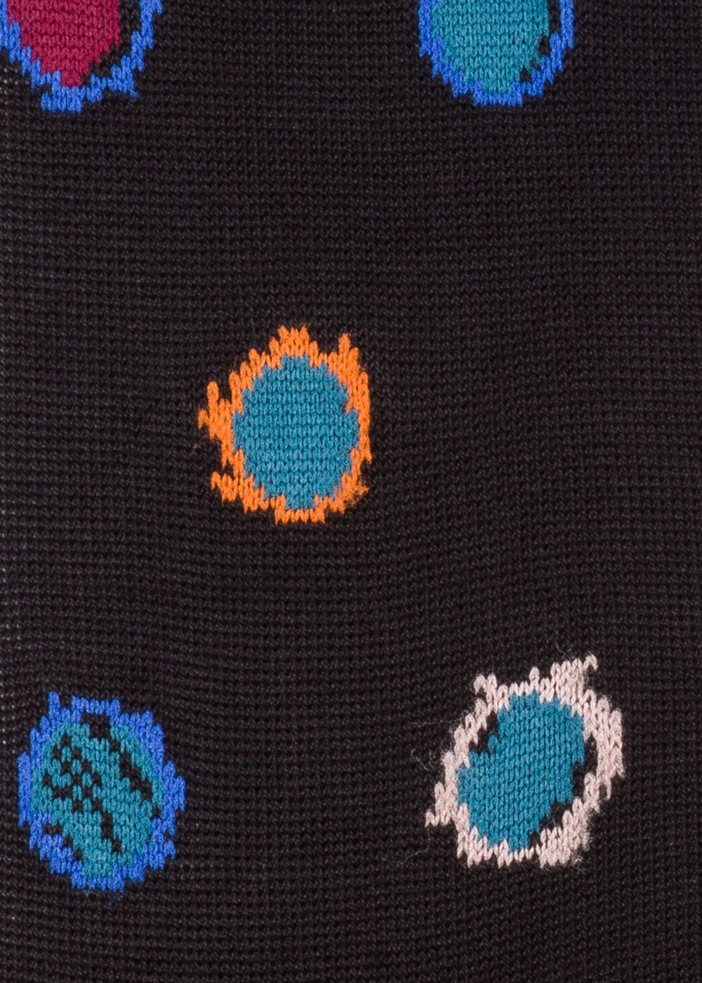 Paul Smith Men's Black 'scribble Spot' Socks