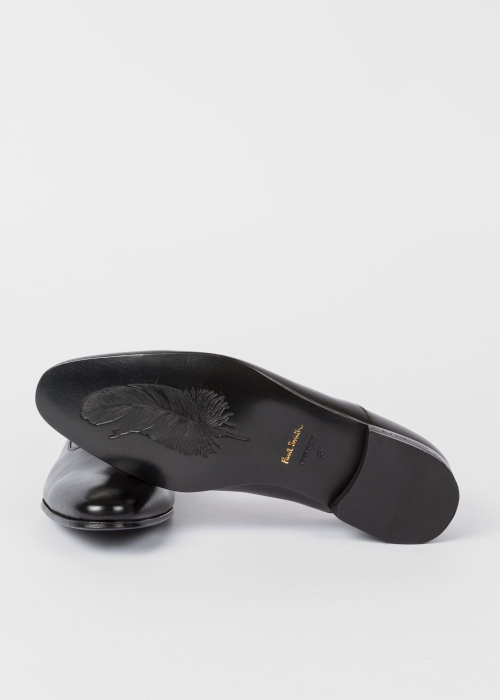 Paul Smith Men's Black Leather 'fleming' Oxford Shoes
