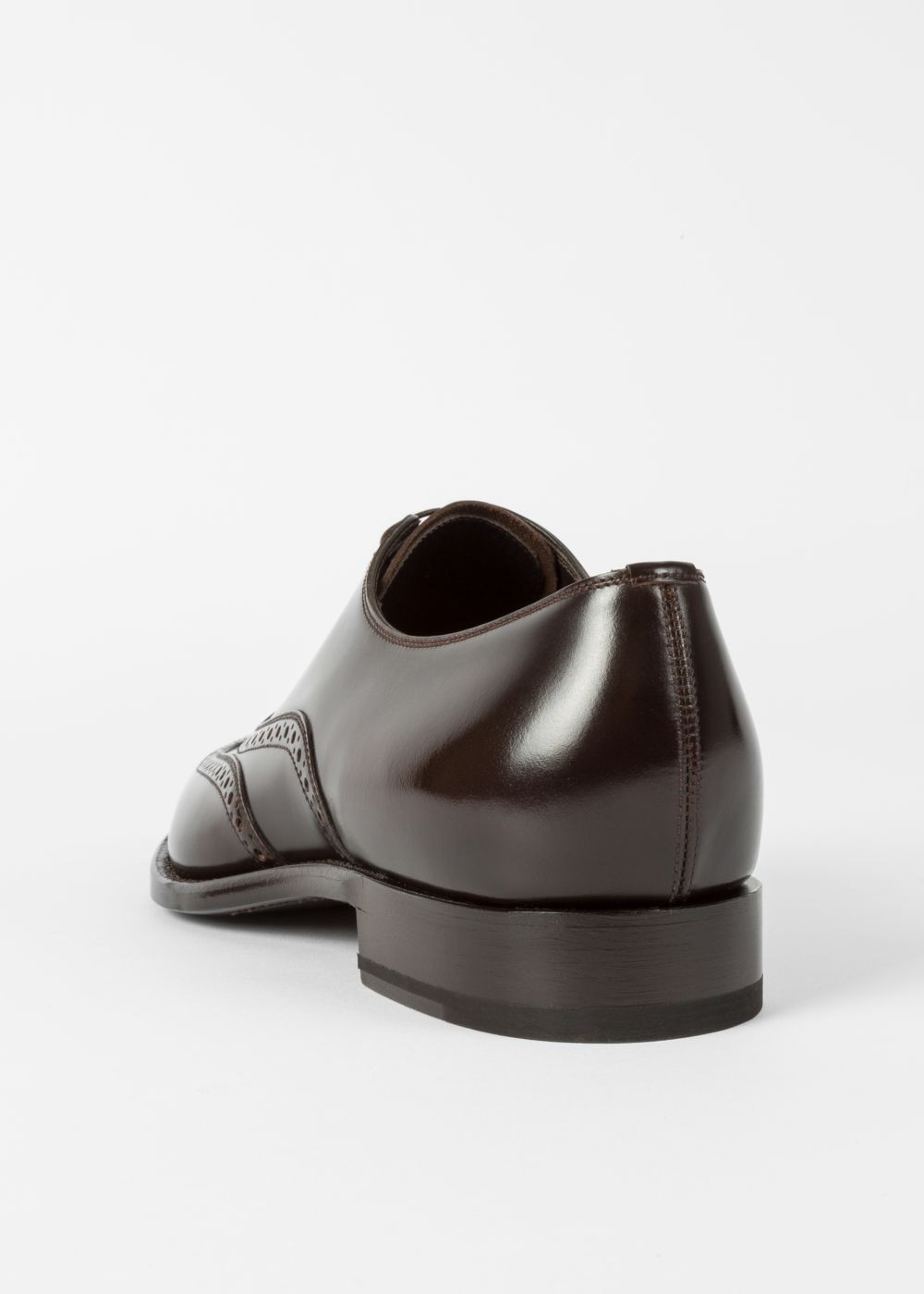 Paul Smith Mens's Dark Brown Calf Leather 'clifton' Brogues Trainers