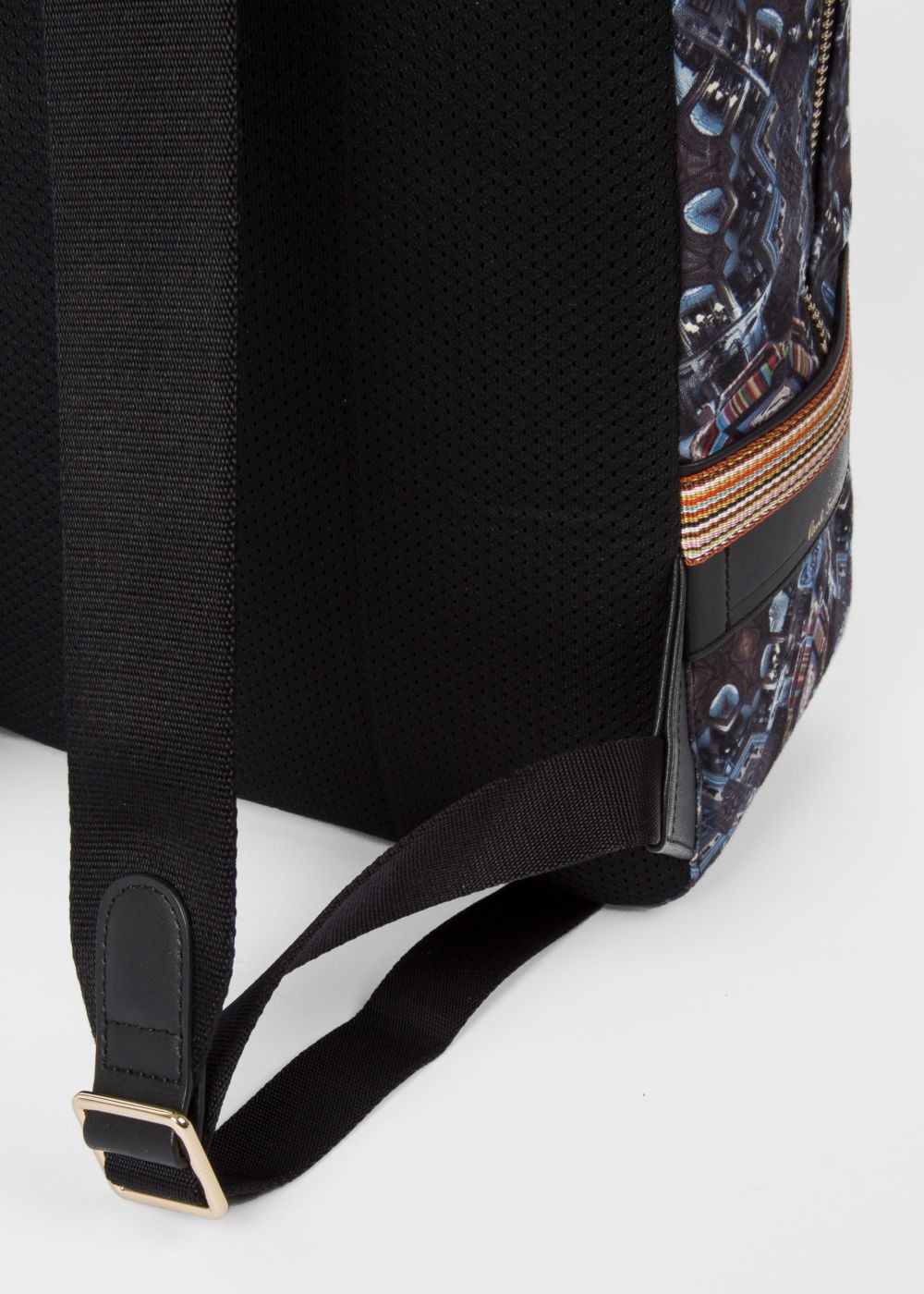 Paul Smith Men's 'mini Kaleidoscope' Print Canvas Backpack