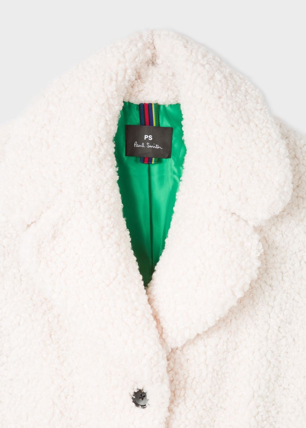 Paul Smith Womens's Cream Bouclé Cocoon Jackets