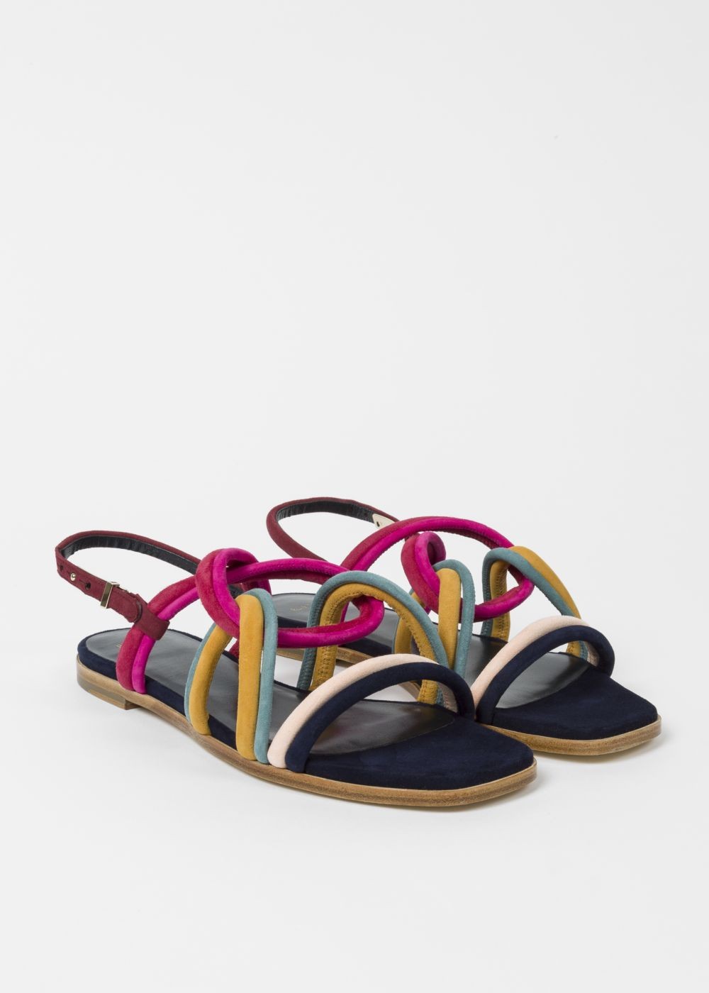 Paul Smith Women's Multi-Coloured Suede 'carlin' Sandals