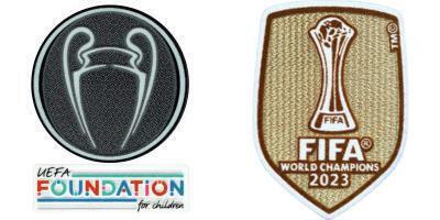 UCL Champion（Man City） & UEFA Foundation Badges& CWC Champion 2023 Badge