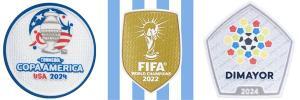 Copa America 2024 & 2022 World Cup Champion & Dimayor Badge