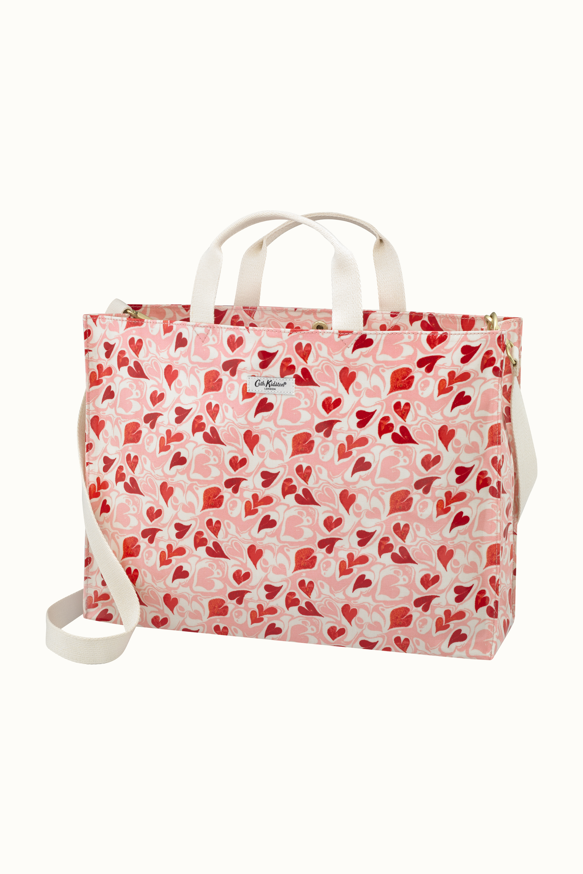 Marble Hearts Ditsy Strappy Carryall