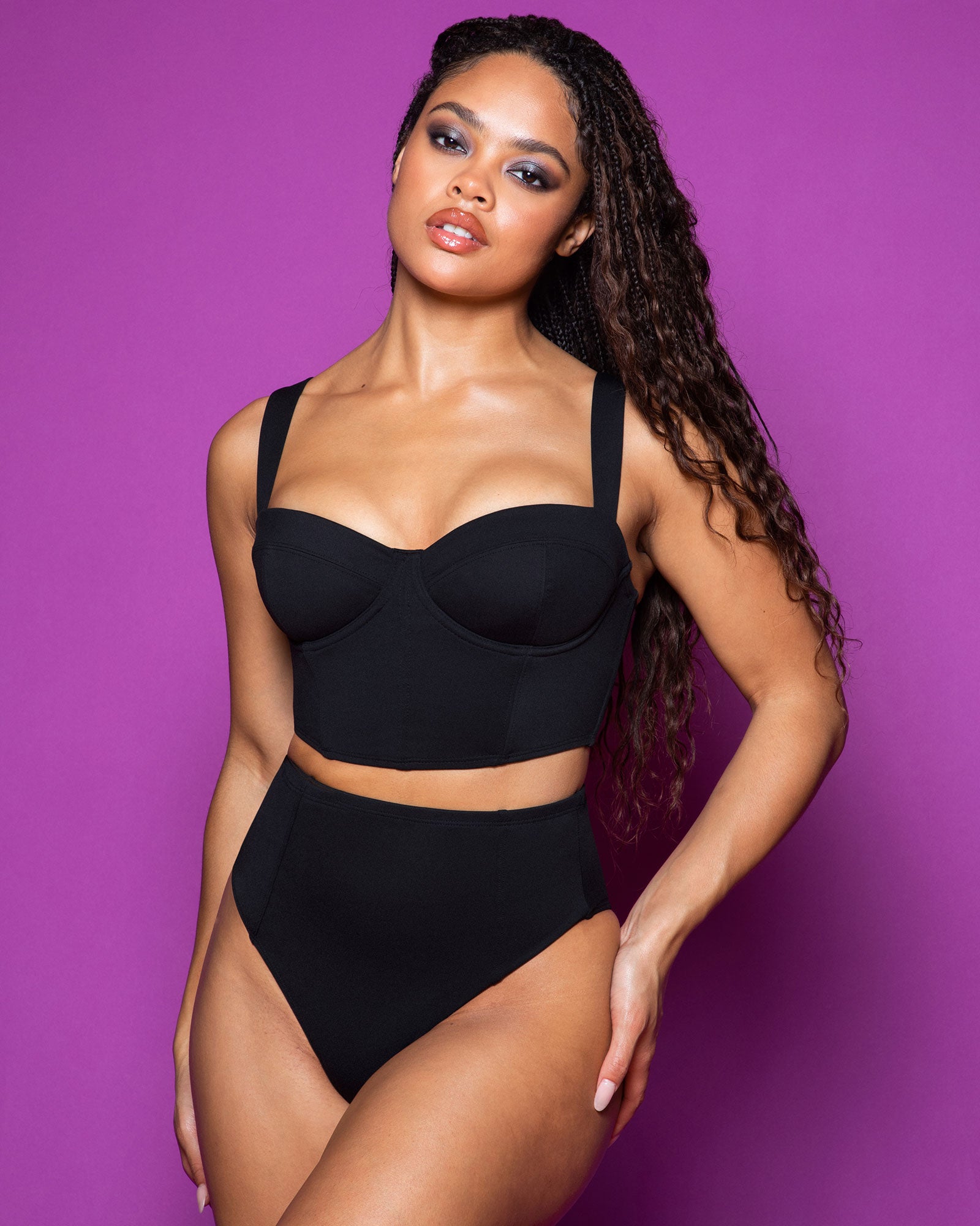 Busty Top - Black