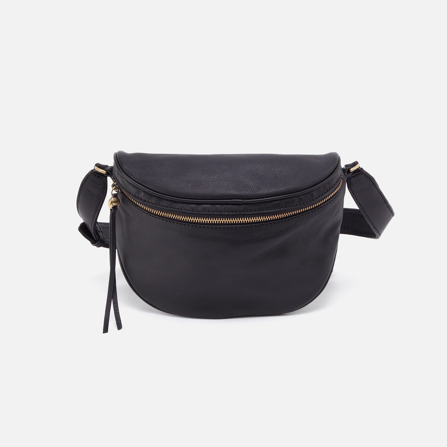 Juno Belt Bag in Soft Leather - Black