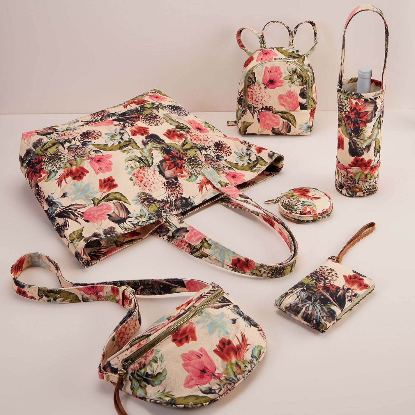 Juno Belt Bag in Cotton Canvas - Botanical Floral