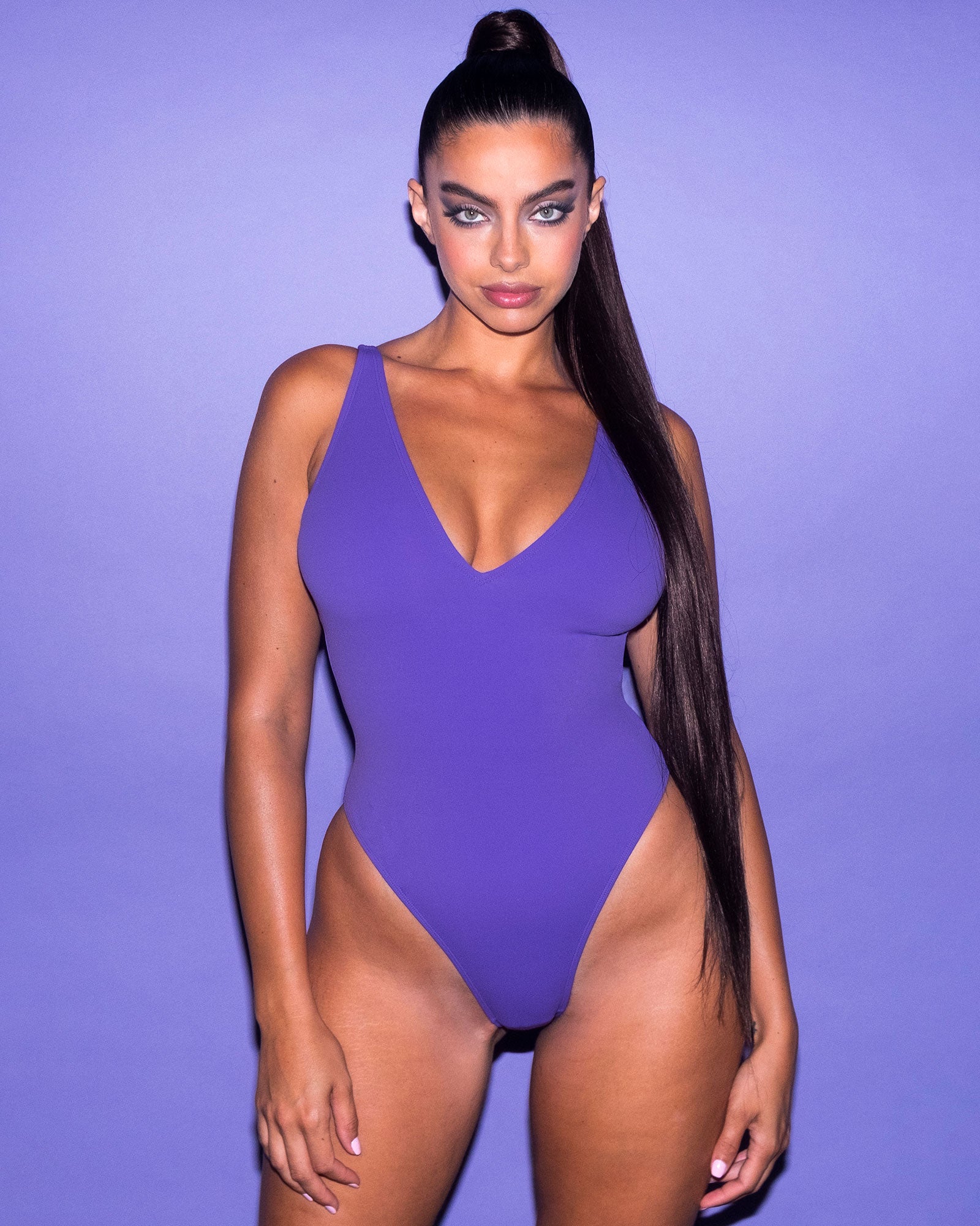 Hi Cut Plungey - Purple