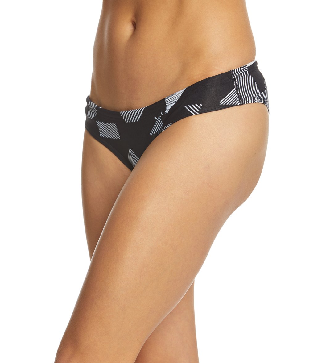 Arena Women's Rulebreaker Unique Bikini Bottom Black Multi