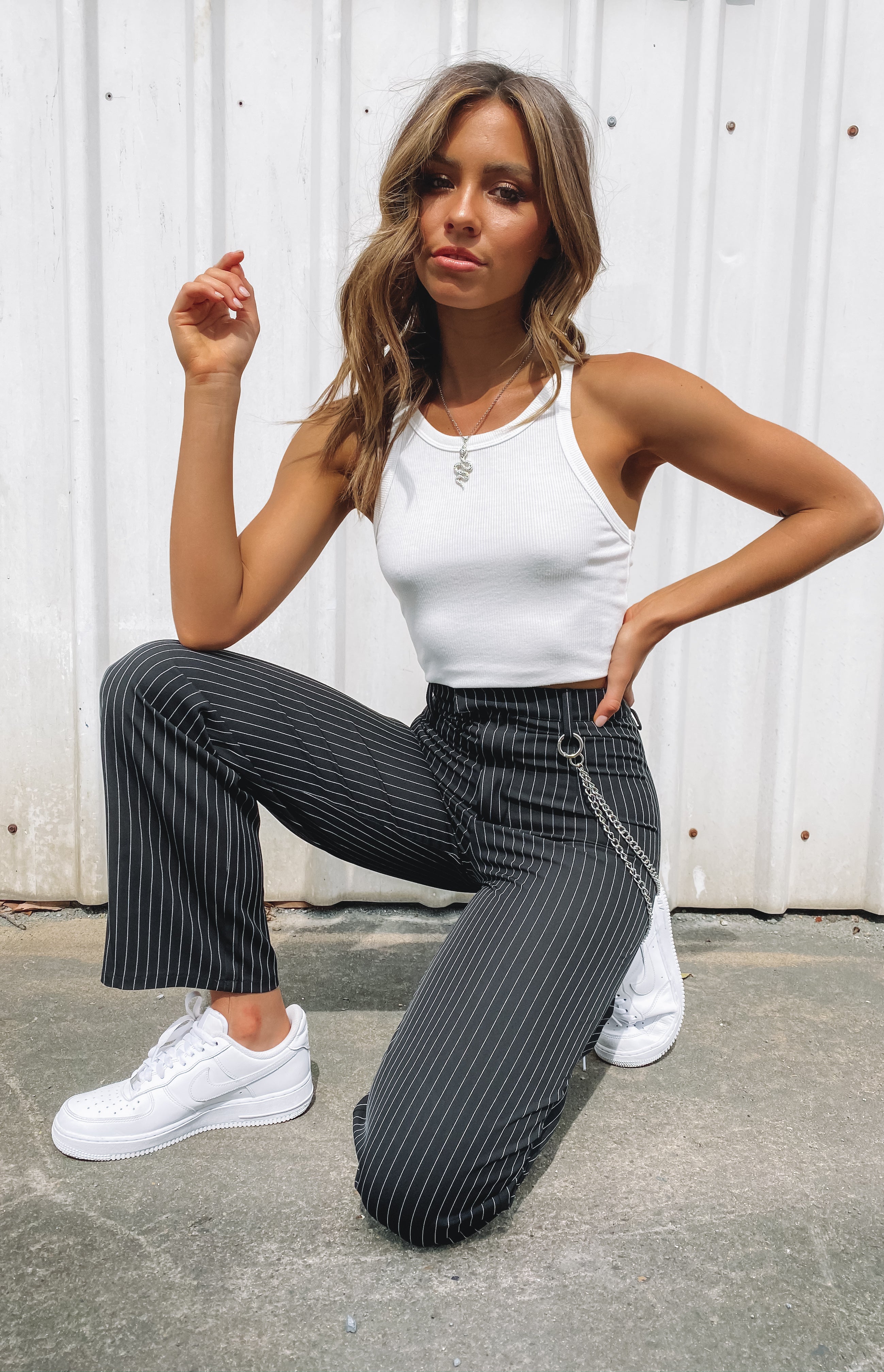 Fallon Pants Pinstripe
