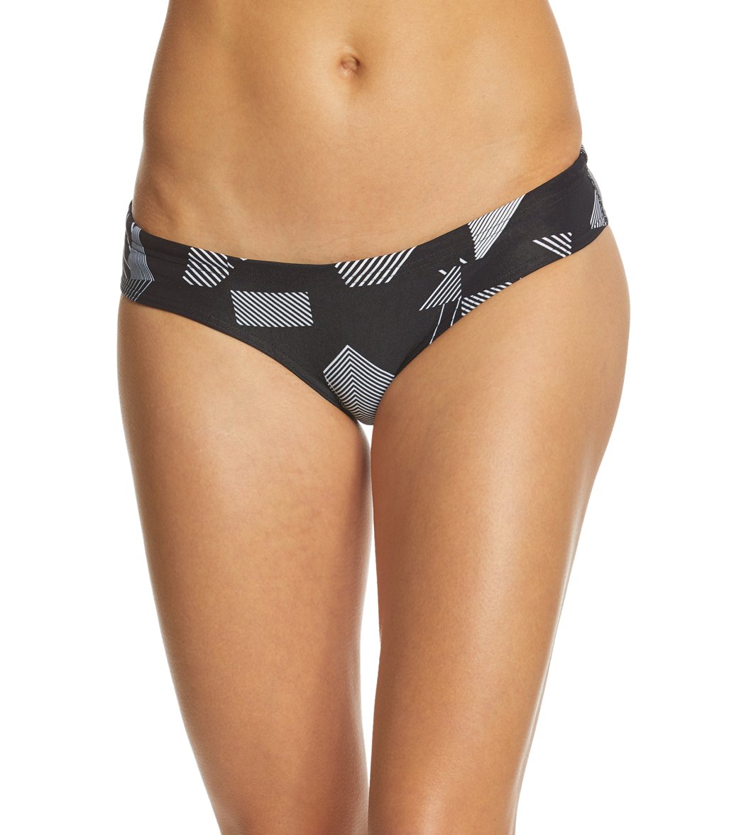Arena Women's Rulebreaker Unique Bikini Bottom Black Multi