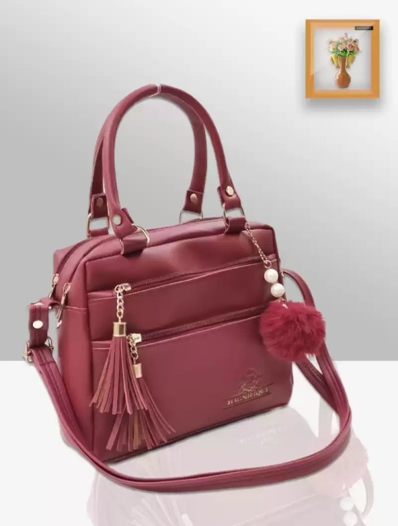 magnifiqueMaroon Women Sling Bag - Regular Size