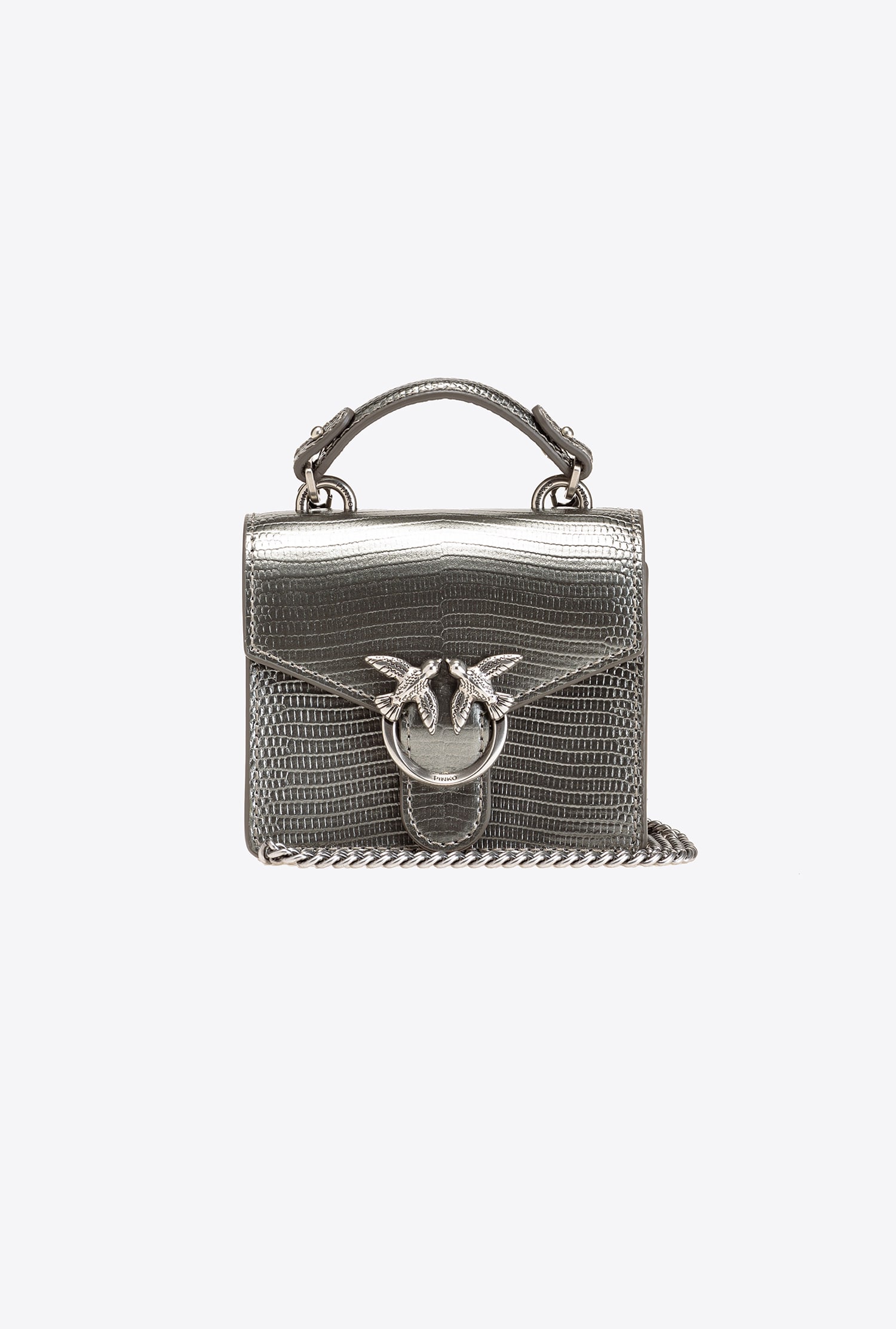 Micro Love Bag Top Handle Lizard
