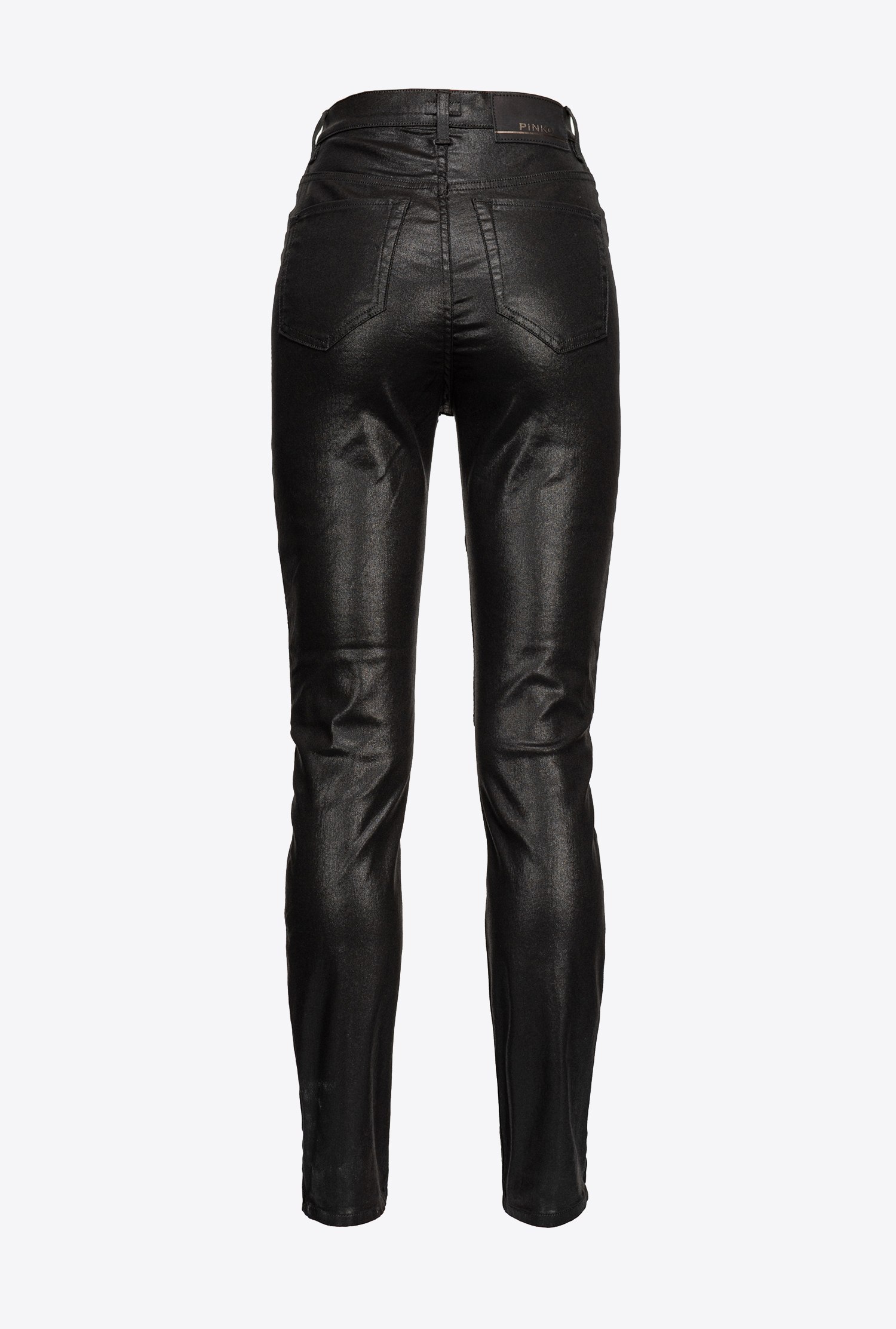 Skinny biker trousers