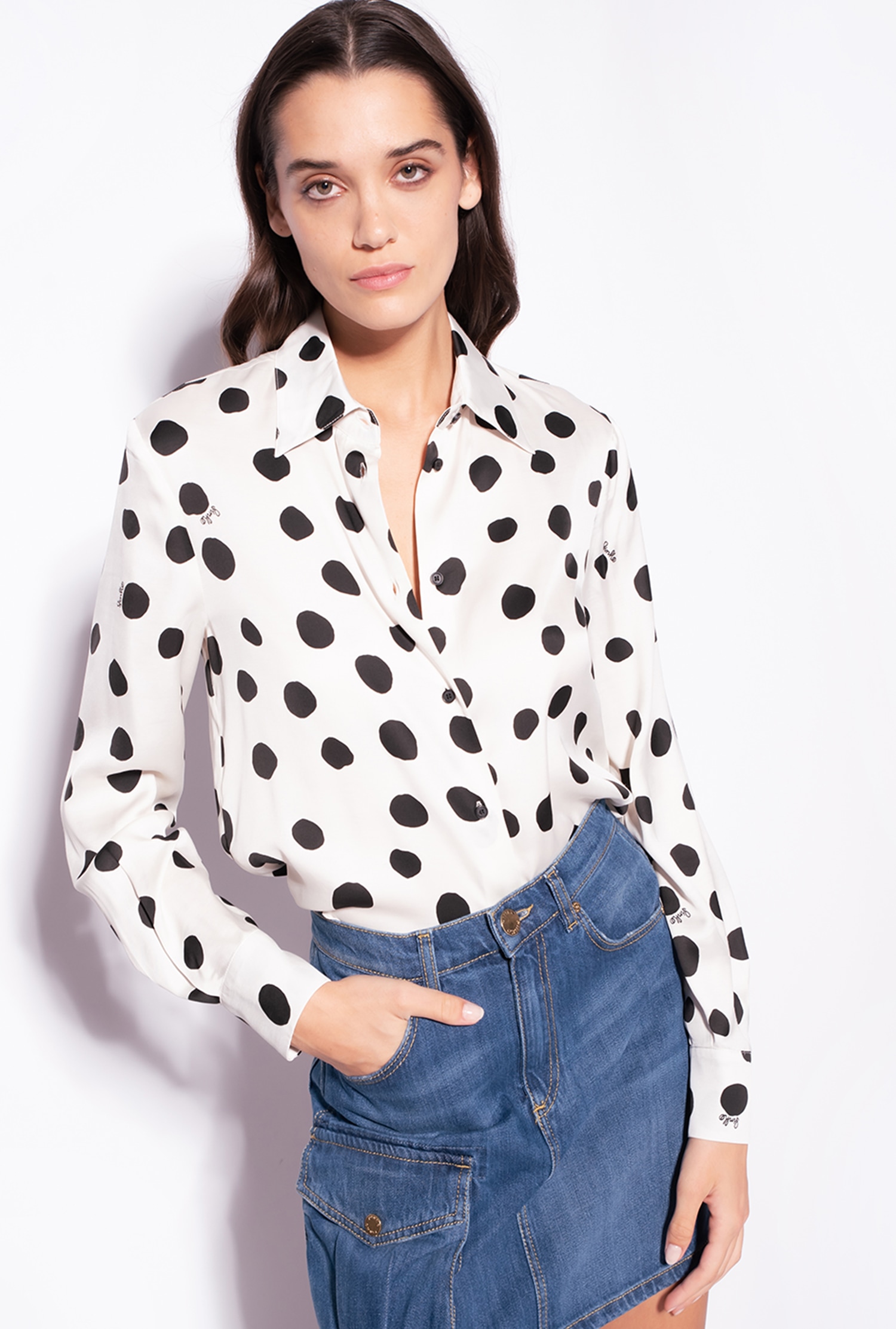 Polka-dot shirt