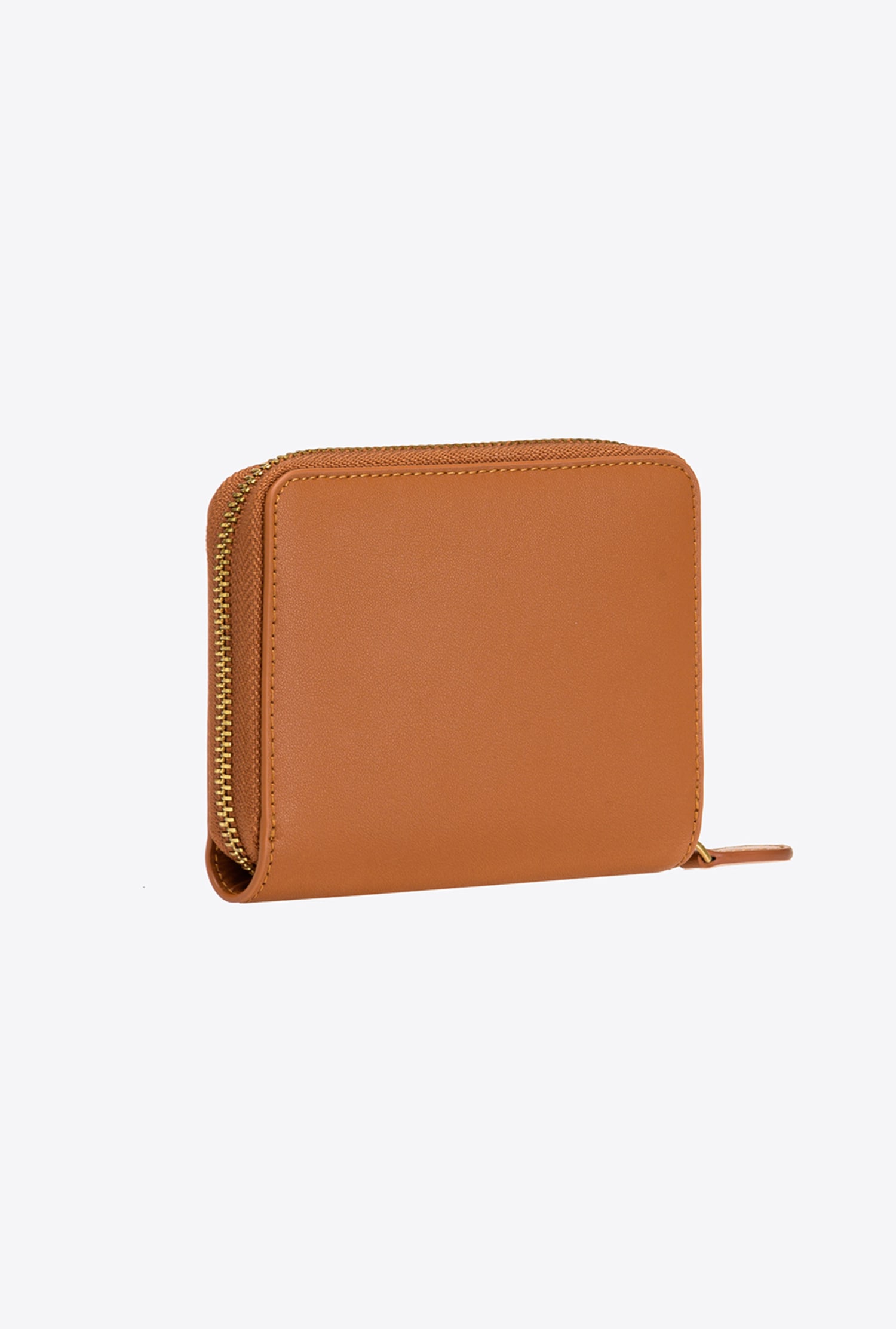 Small zip-around leather purse