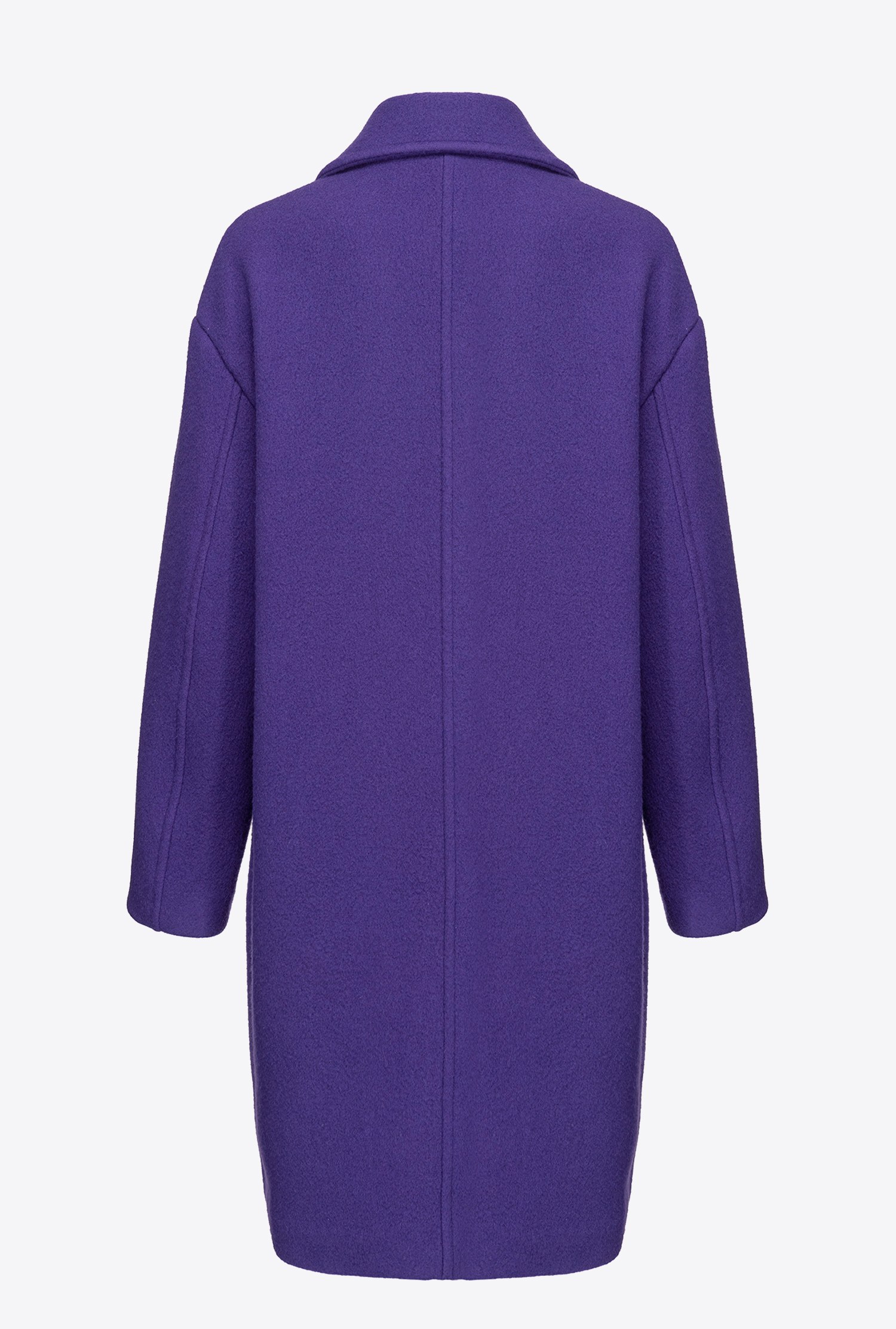 Washed cloth cocoon coat