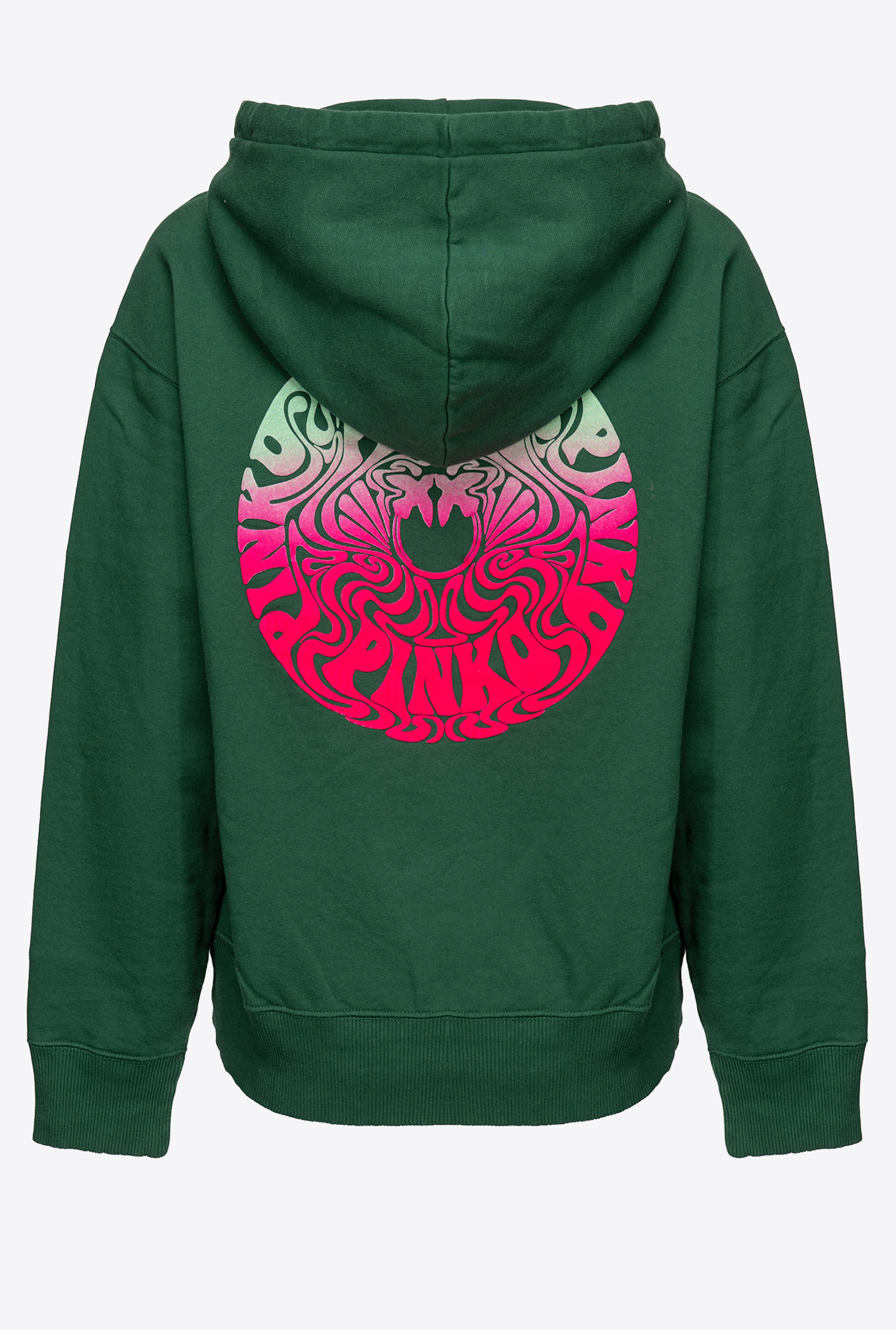 Hoodie with multicoloured Love Birds logo