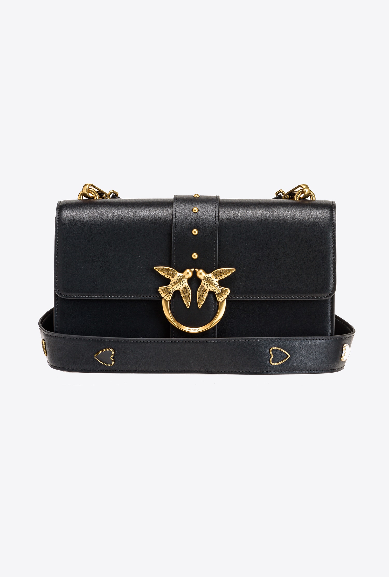 Classic Love Bag Icon with jewel shoulder strap