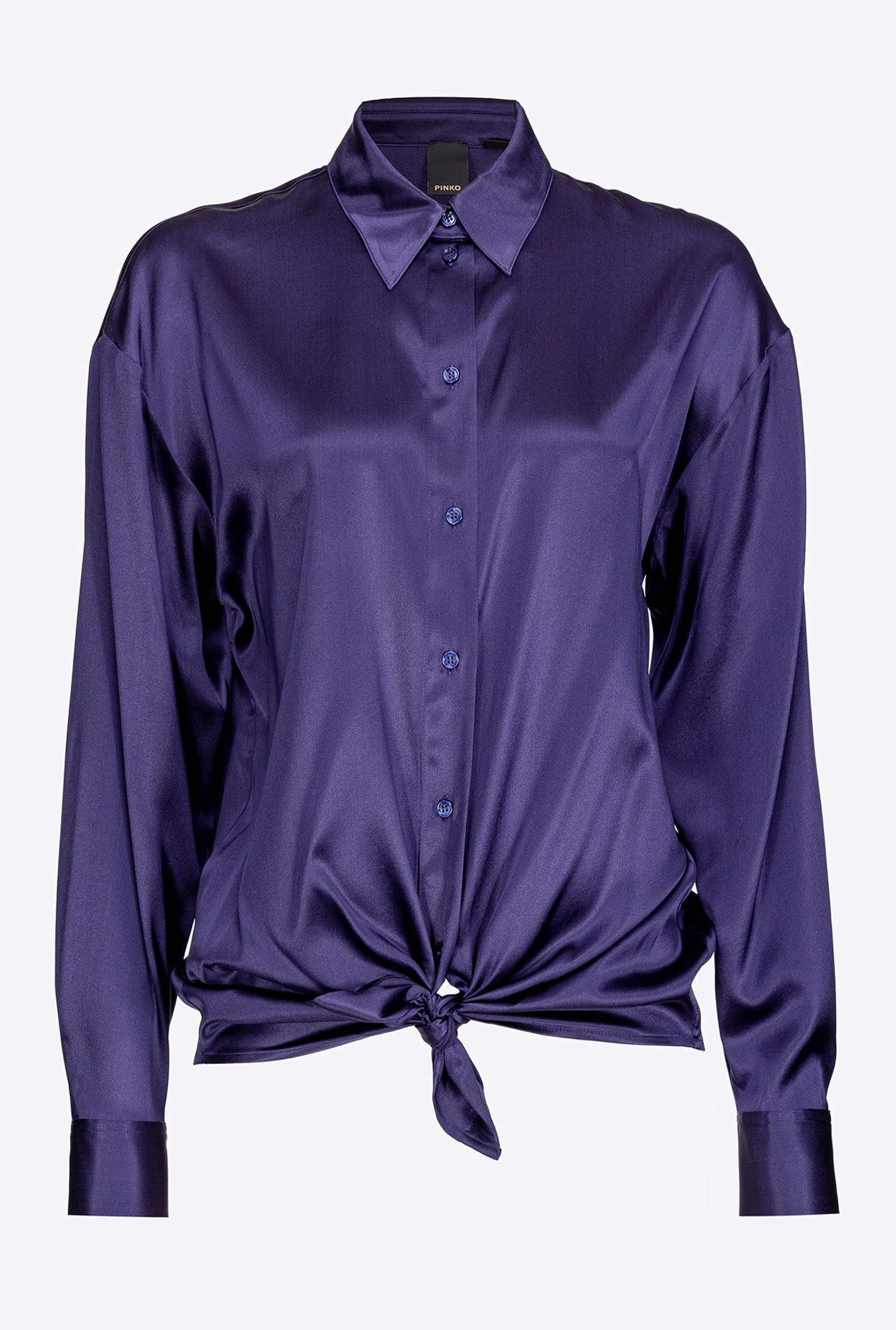 Silk satin shirt