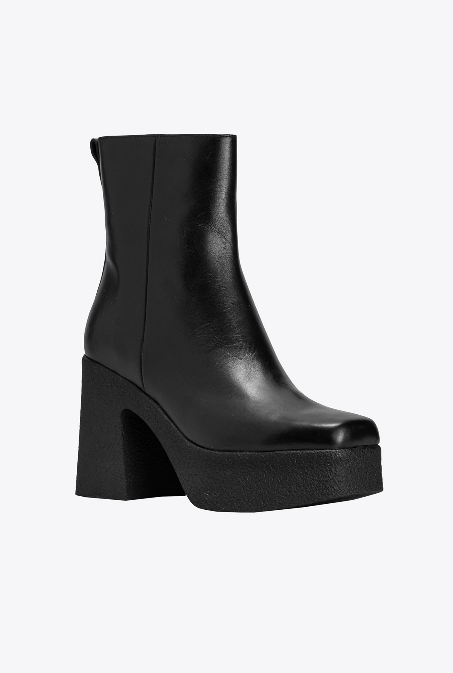 Platform ankle boots