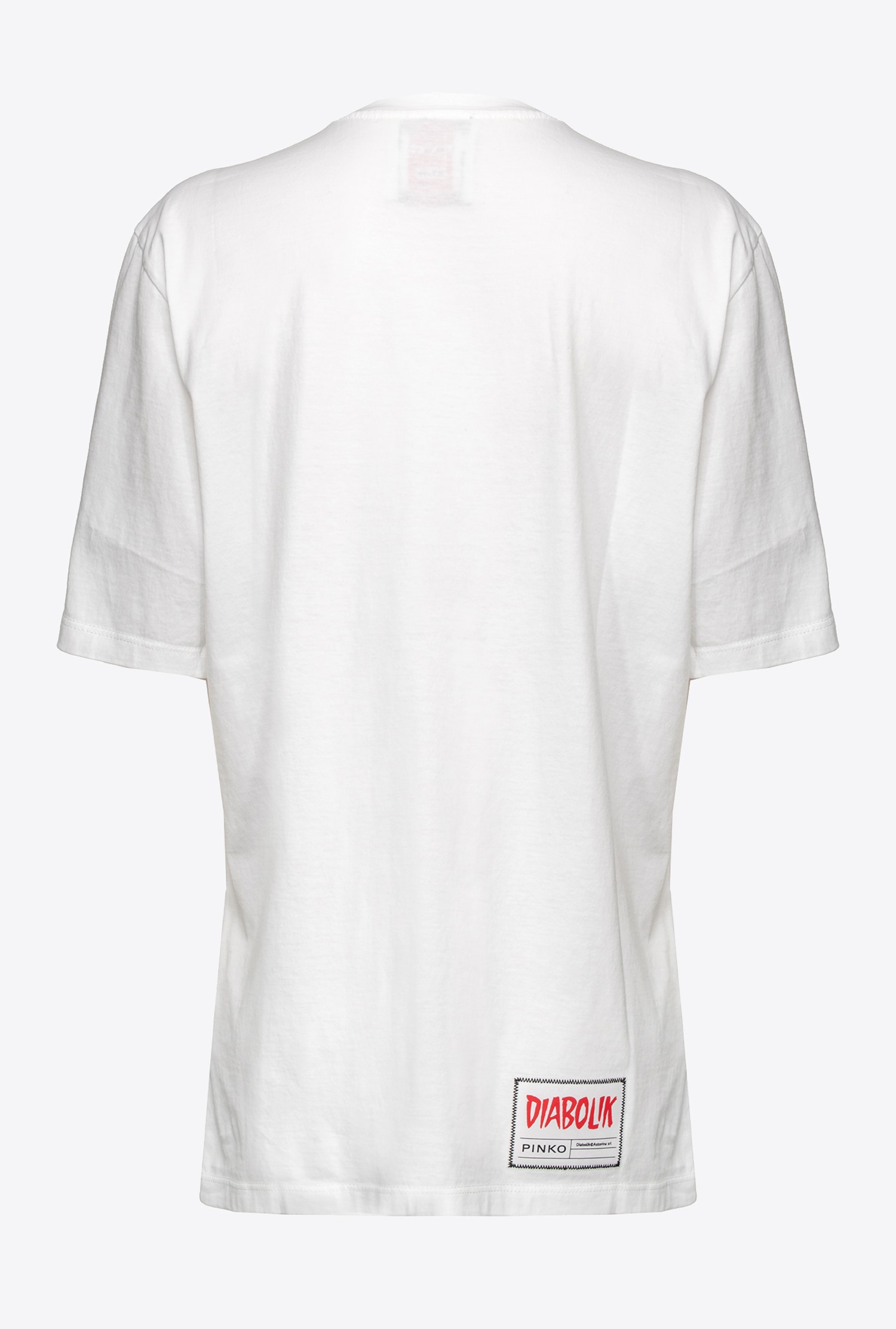 PINKO Diabolik T-shirt with rhinestones