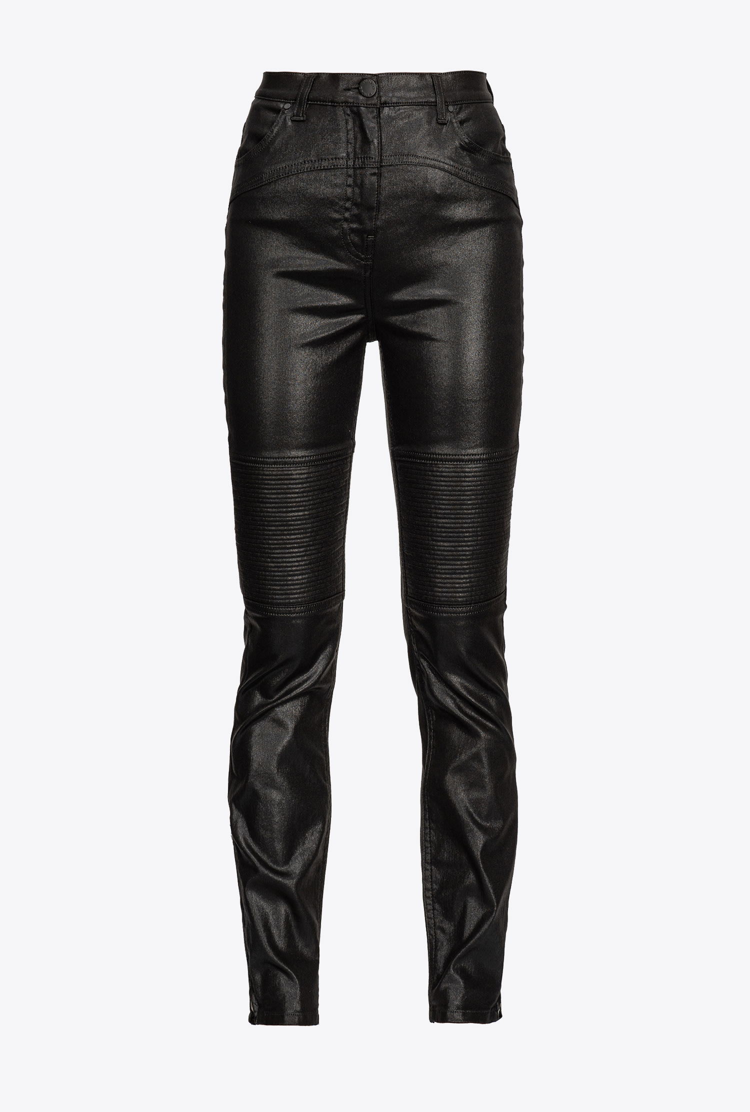 Skinny biker trousers