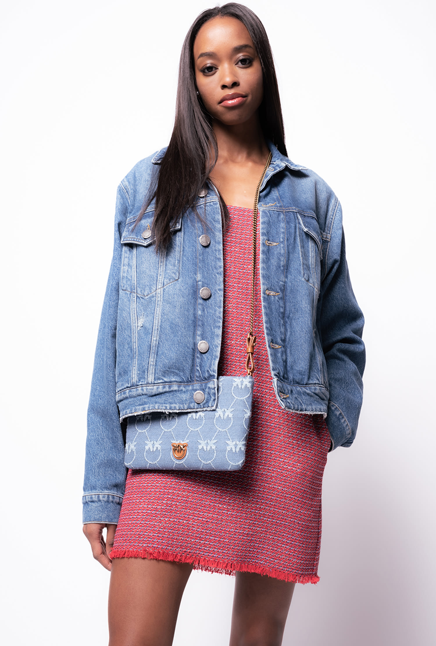 Recycled denim jacket