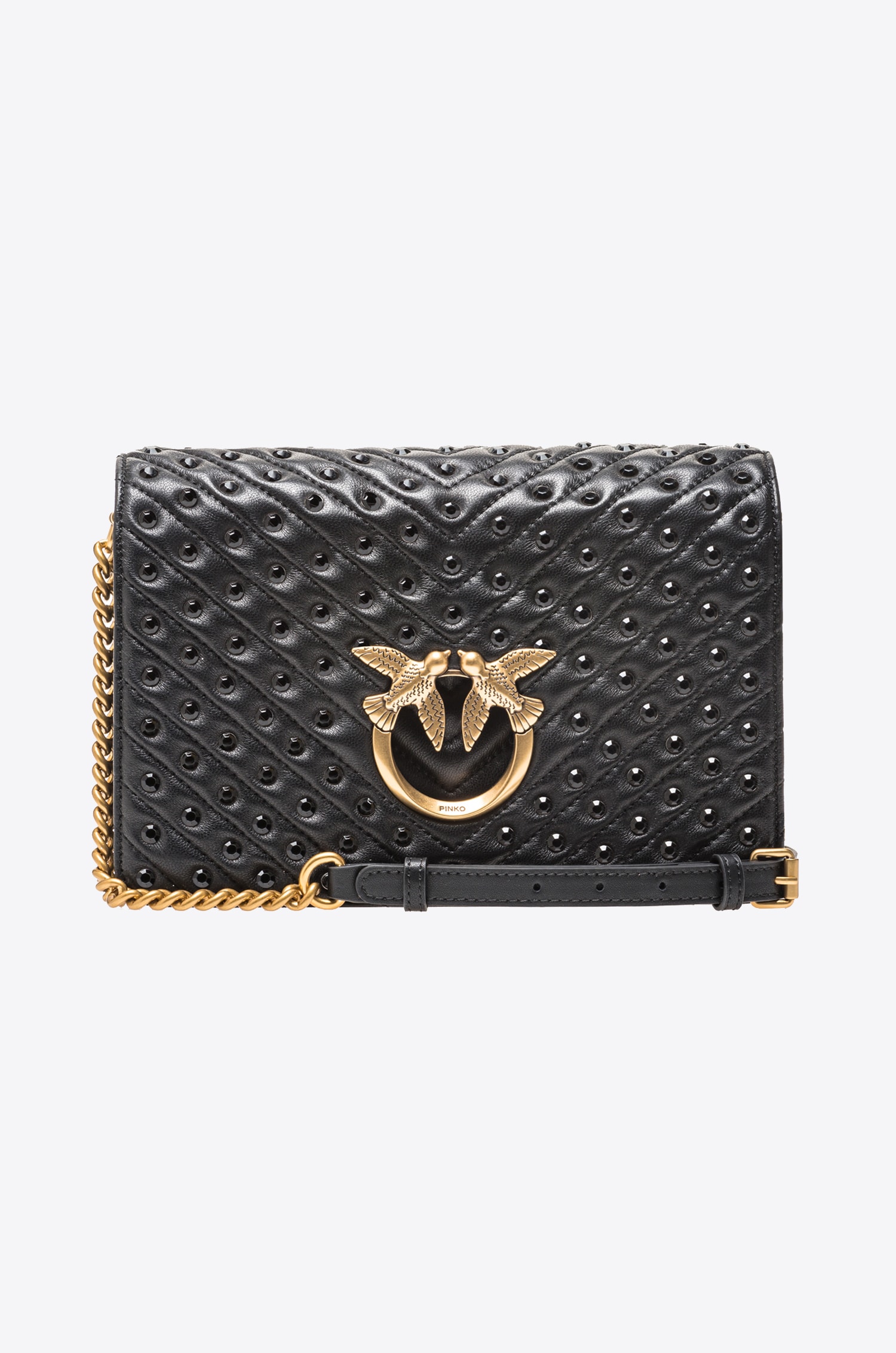 Classic Love Bag Click Chevron with rhinestones