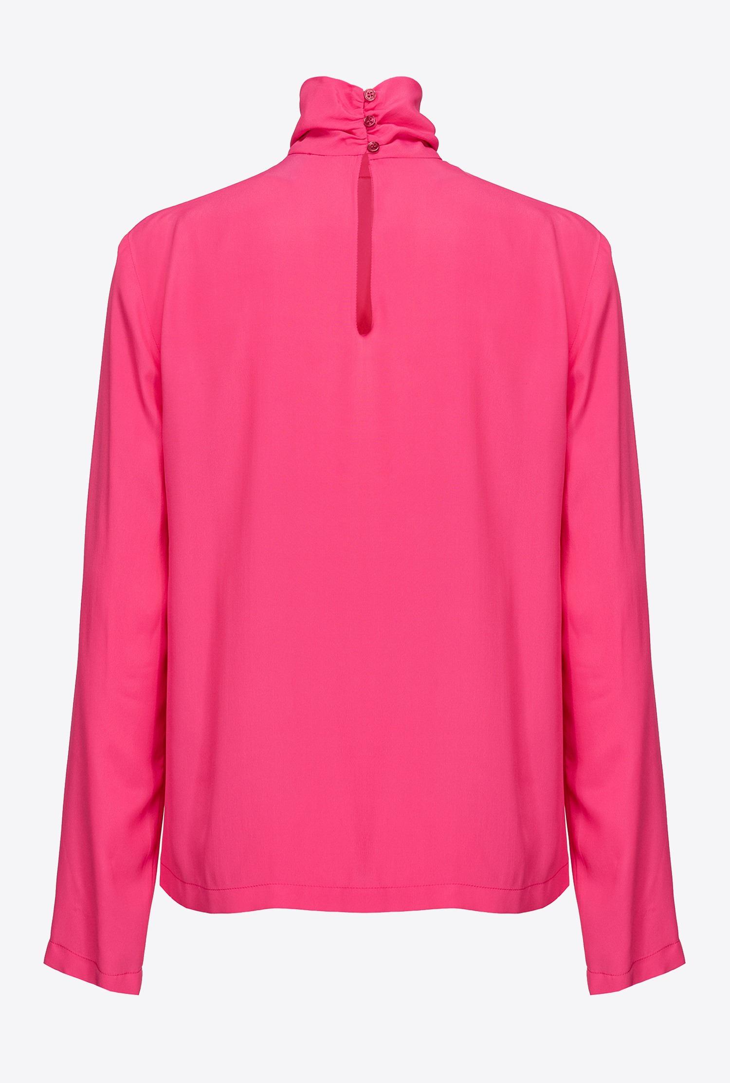 Polo-neck blouse
