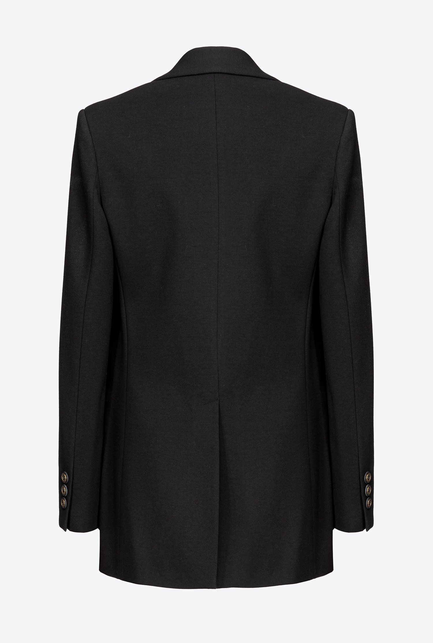 Single-breasted fabric-stitch blazer