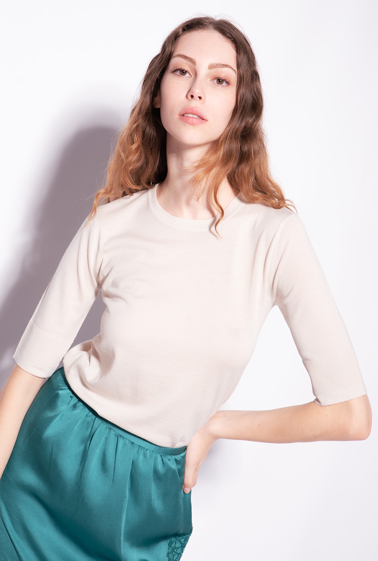 Colour-block sweater