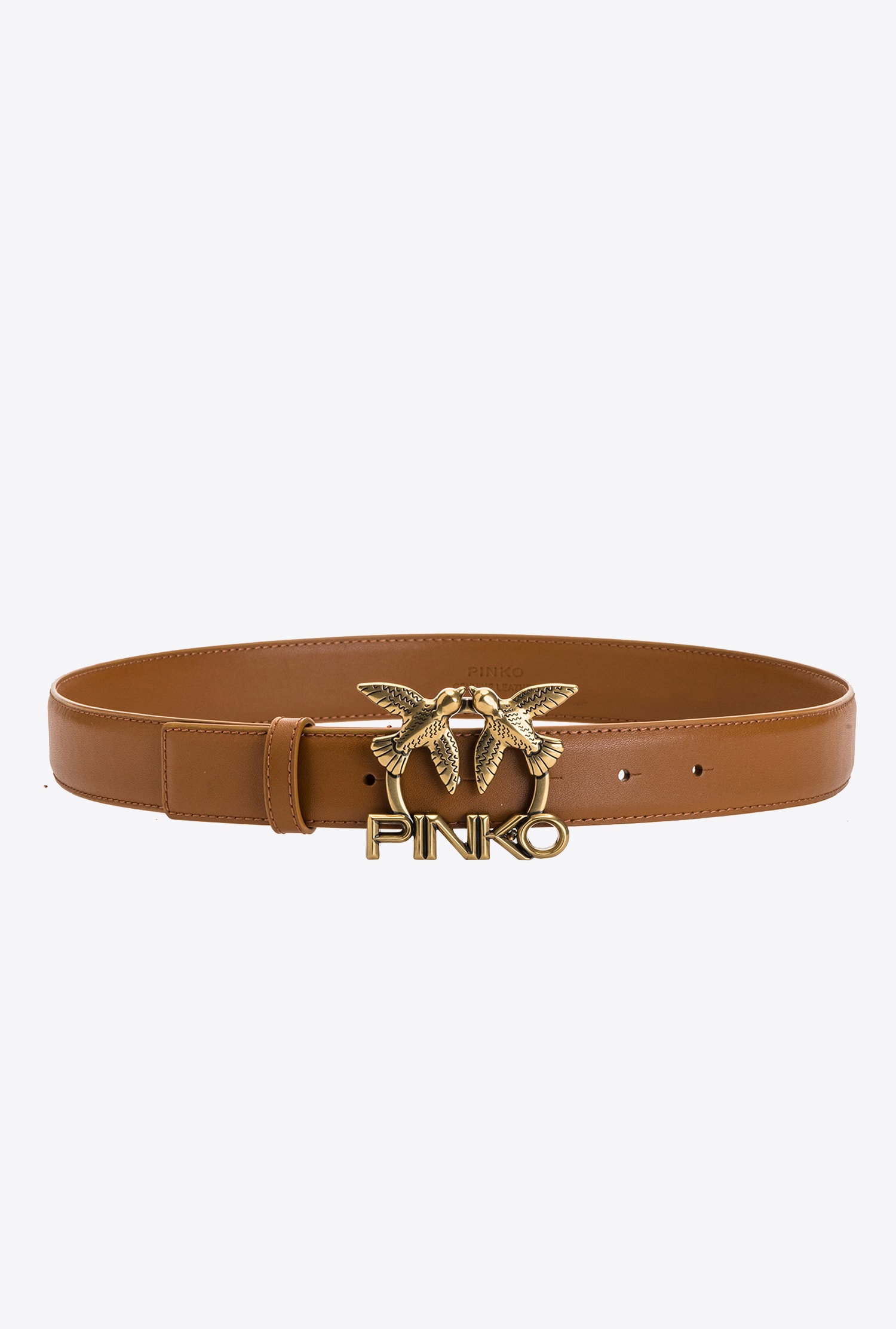Love Birds leather belt