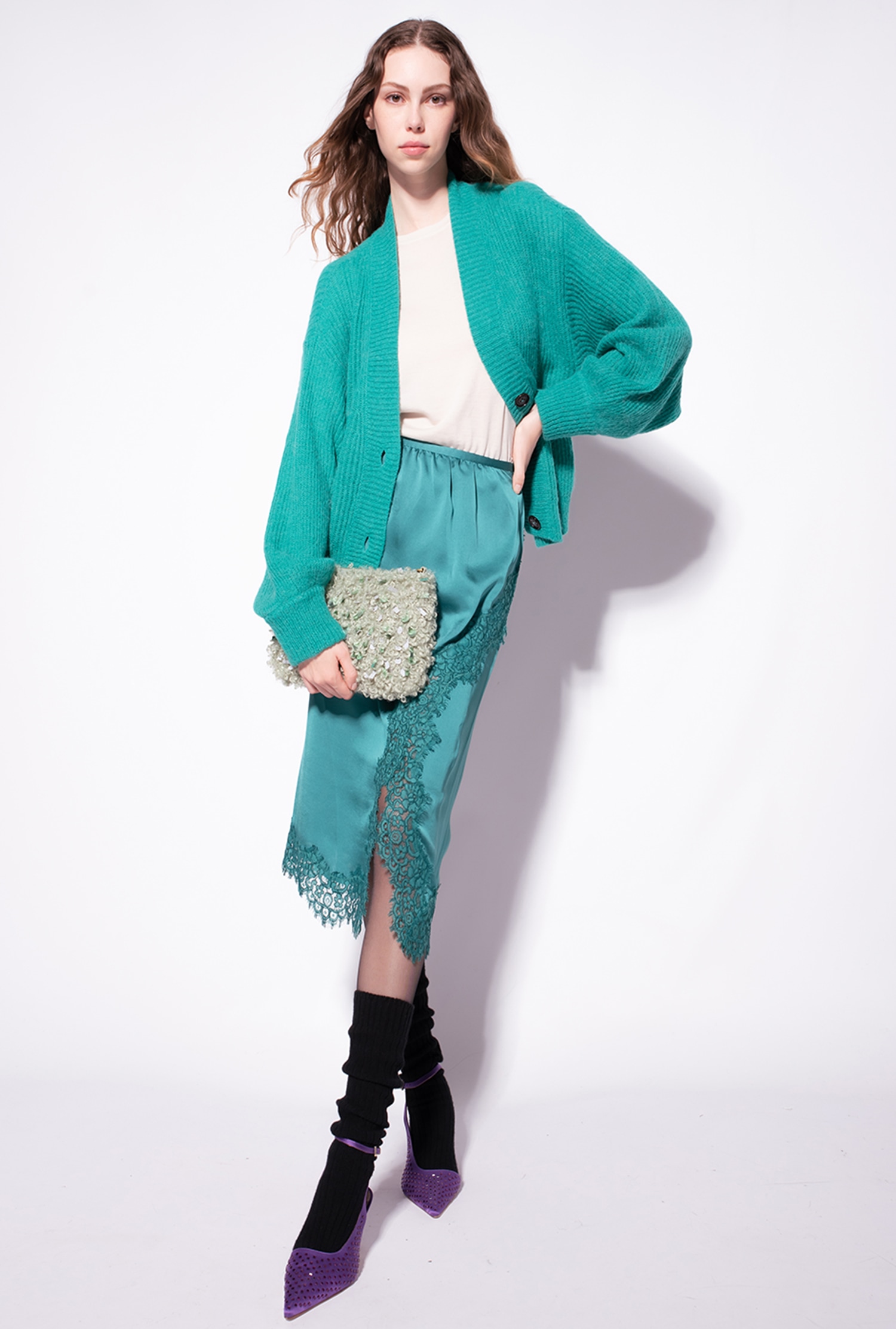 Colour-block sweater