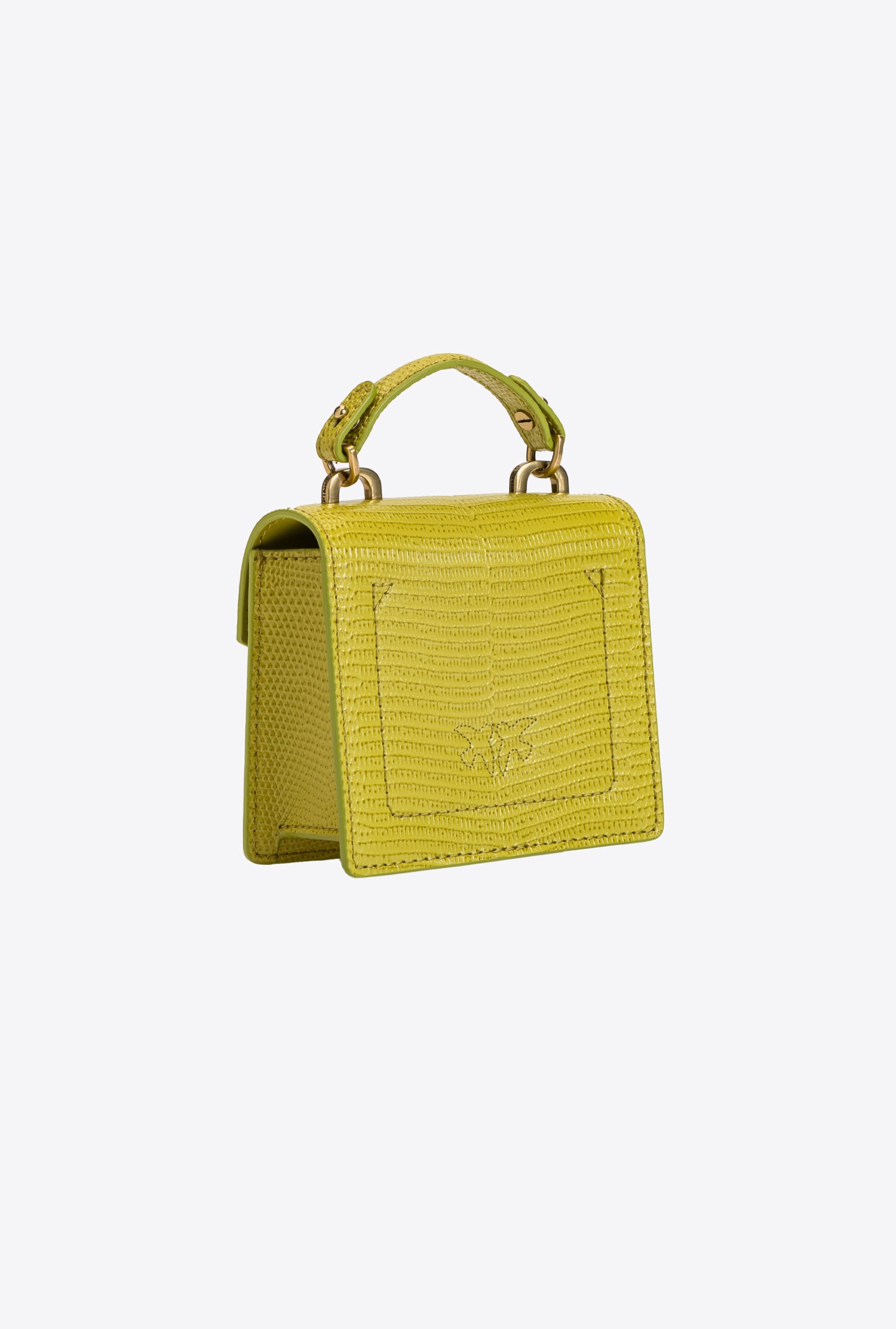 Micro Love Bag Top Handle Lizard
