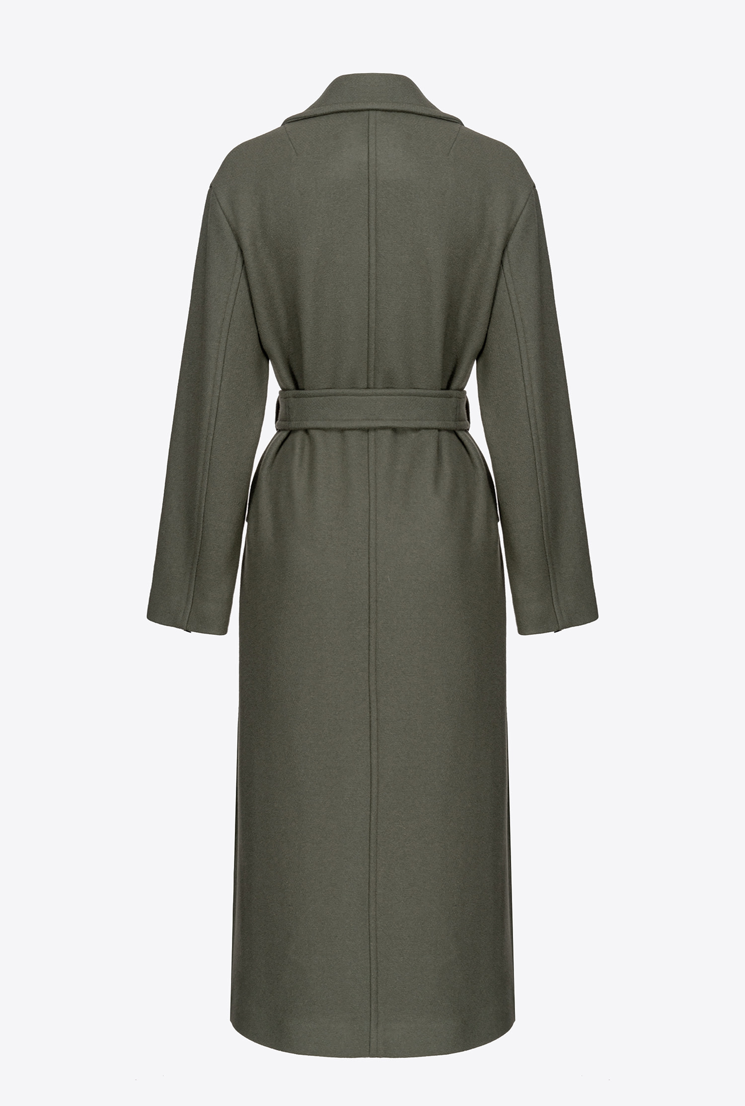 Long wraparound coat